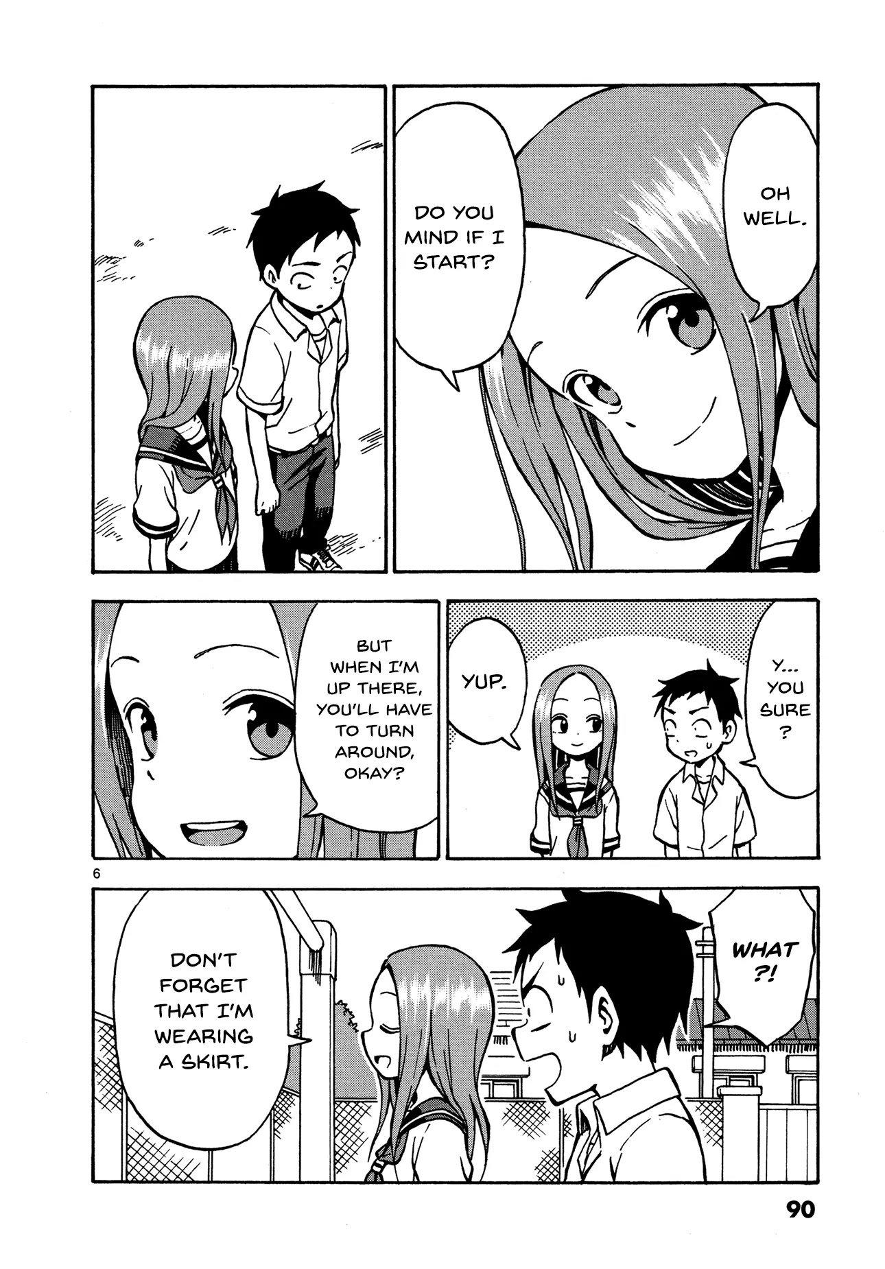 Karakai Jouzu no Takagi-san Chapter 23 page 6 - Chapter 23: Gymnastics