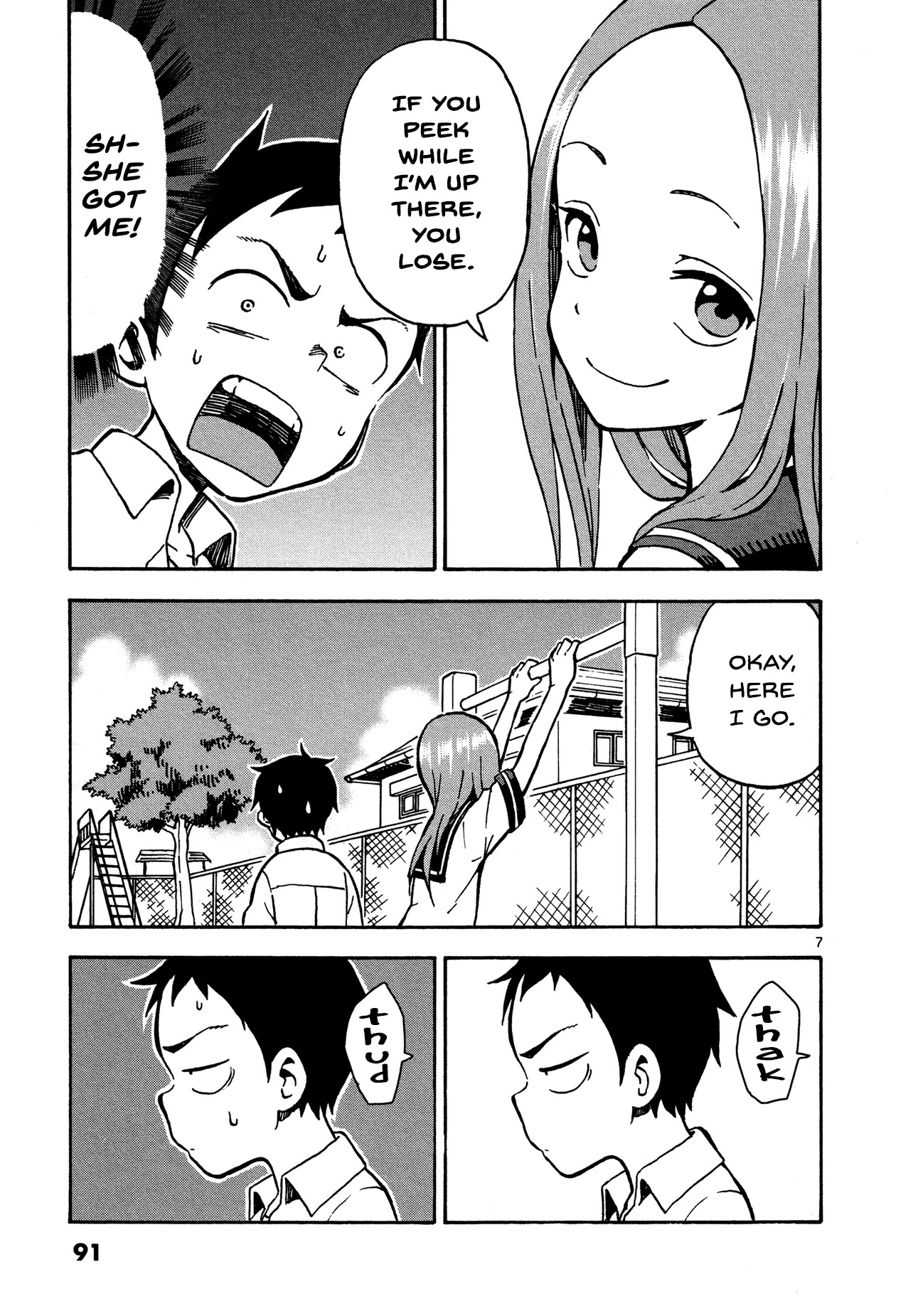 Karakai Jouzu no Takagi-san Chapter 23 page 7 - Chapter 23: Gymnastics