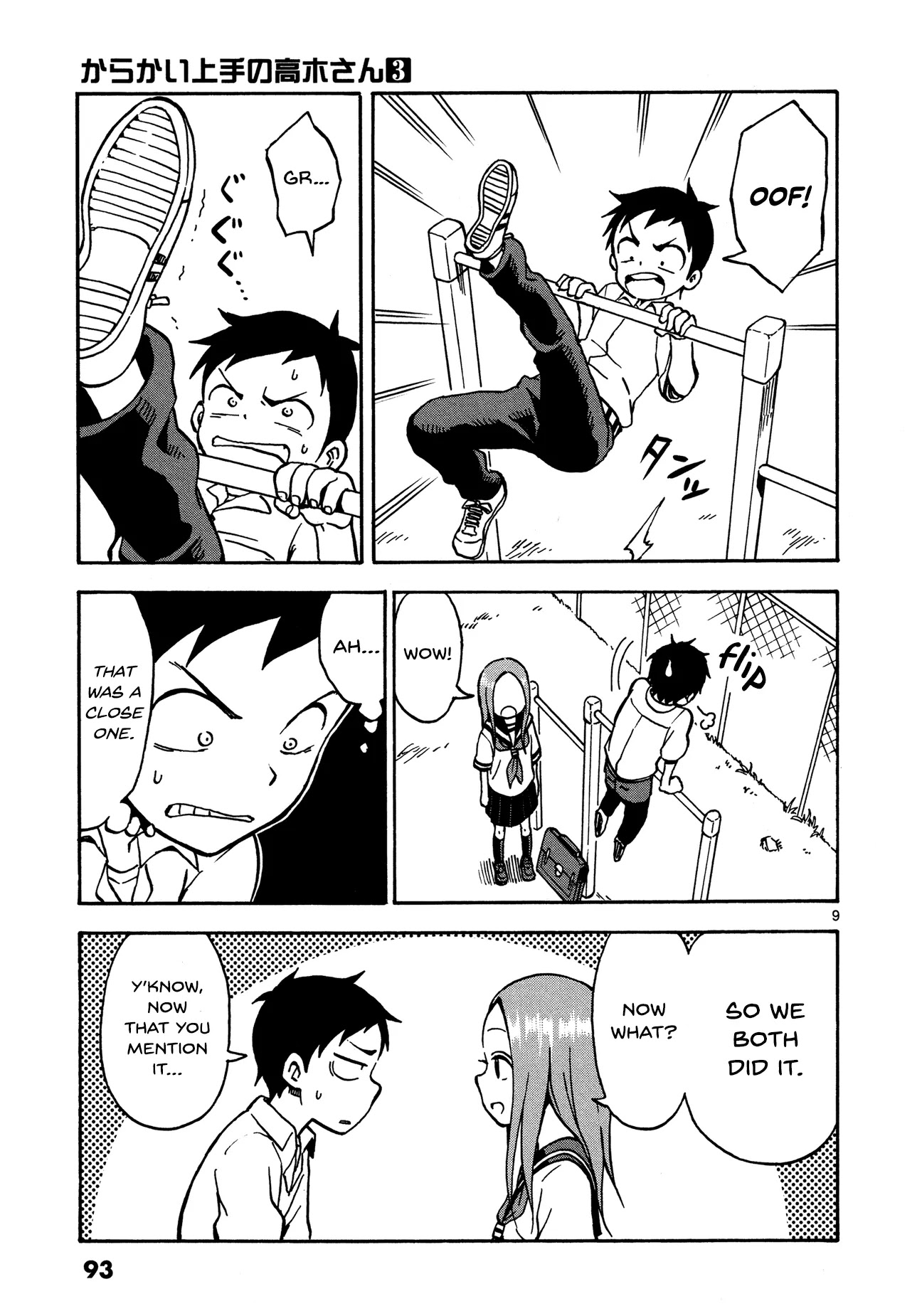 Karakai Jouzu no Takagi-san Chapter 23 page 9 - Chapter 23: Gymnastics