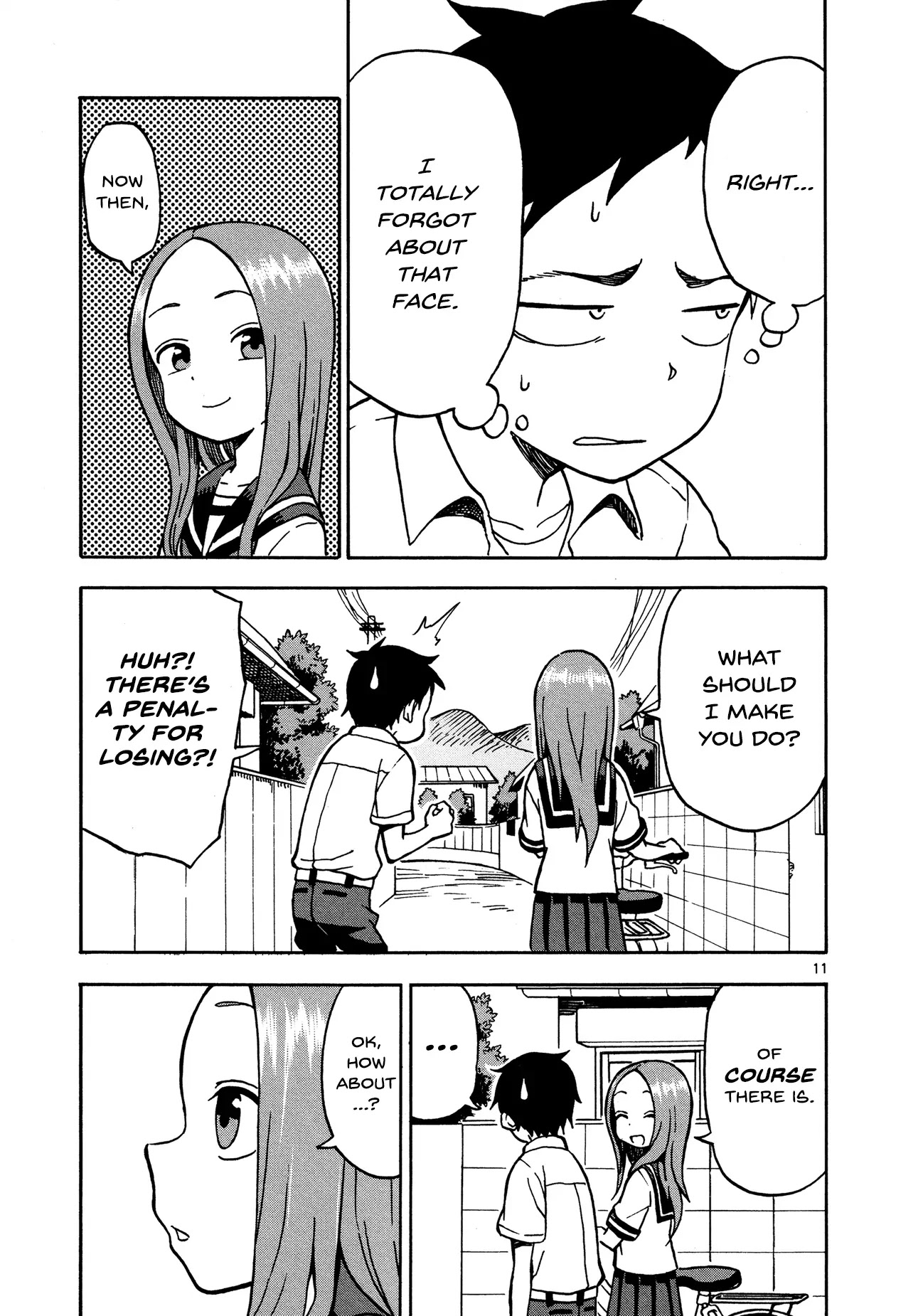 Karakai Jouzu no Takagi-san Chapter 24 page 11 - Chapter 24: Sides