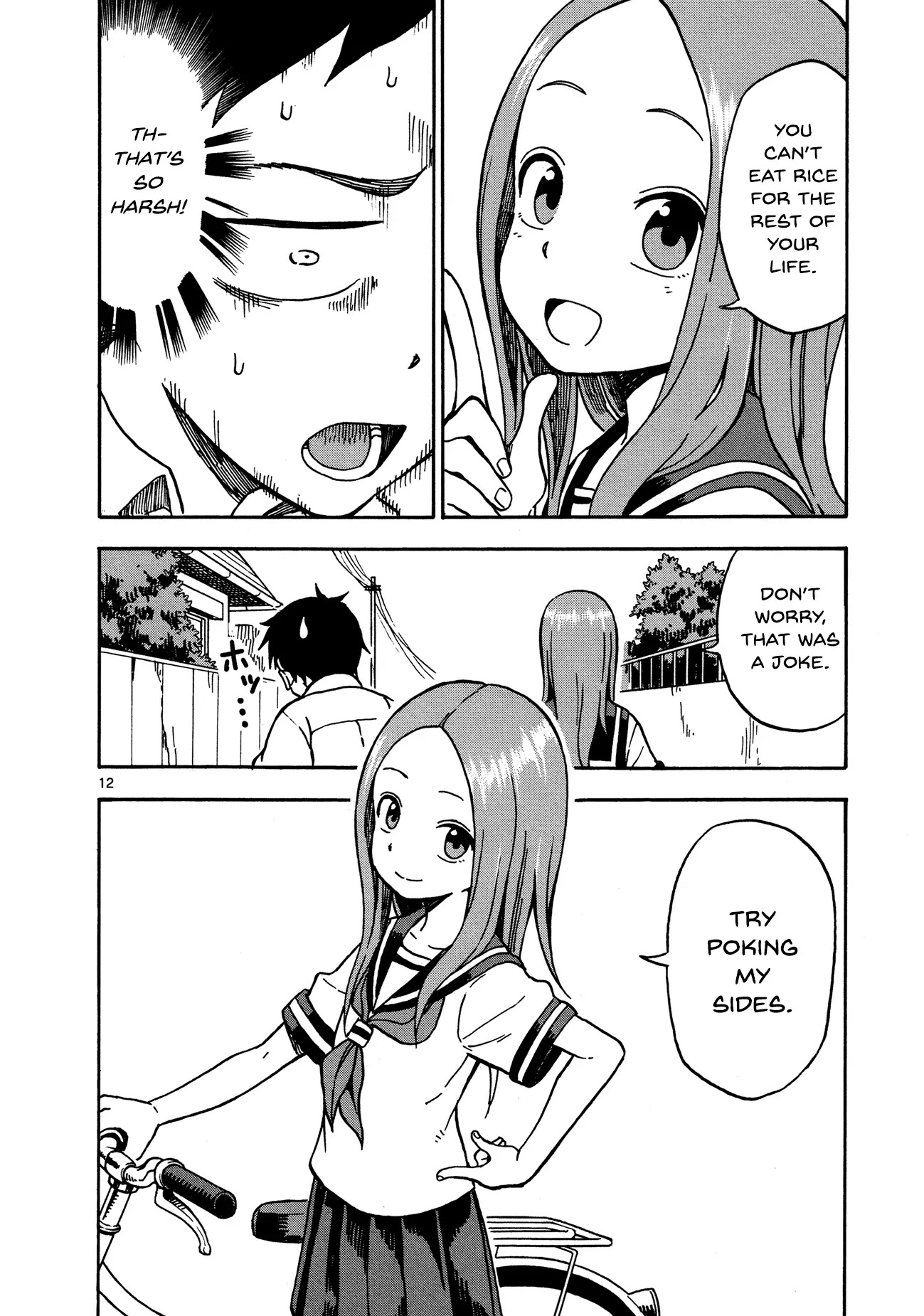 Karakai Jouzu no Takagi-san Chapter 24 page 12 - Chapter 24: Sides