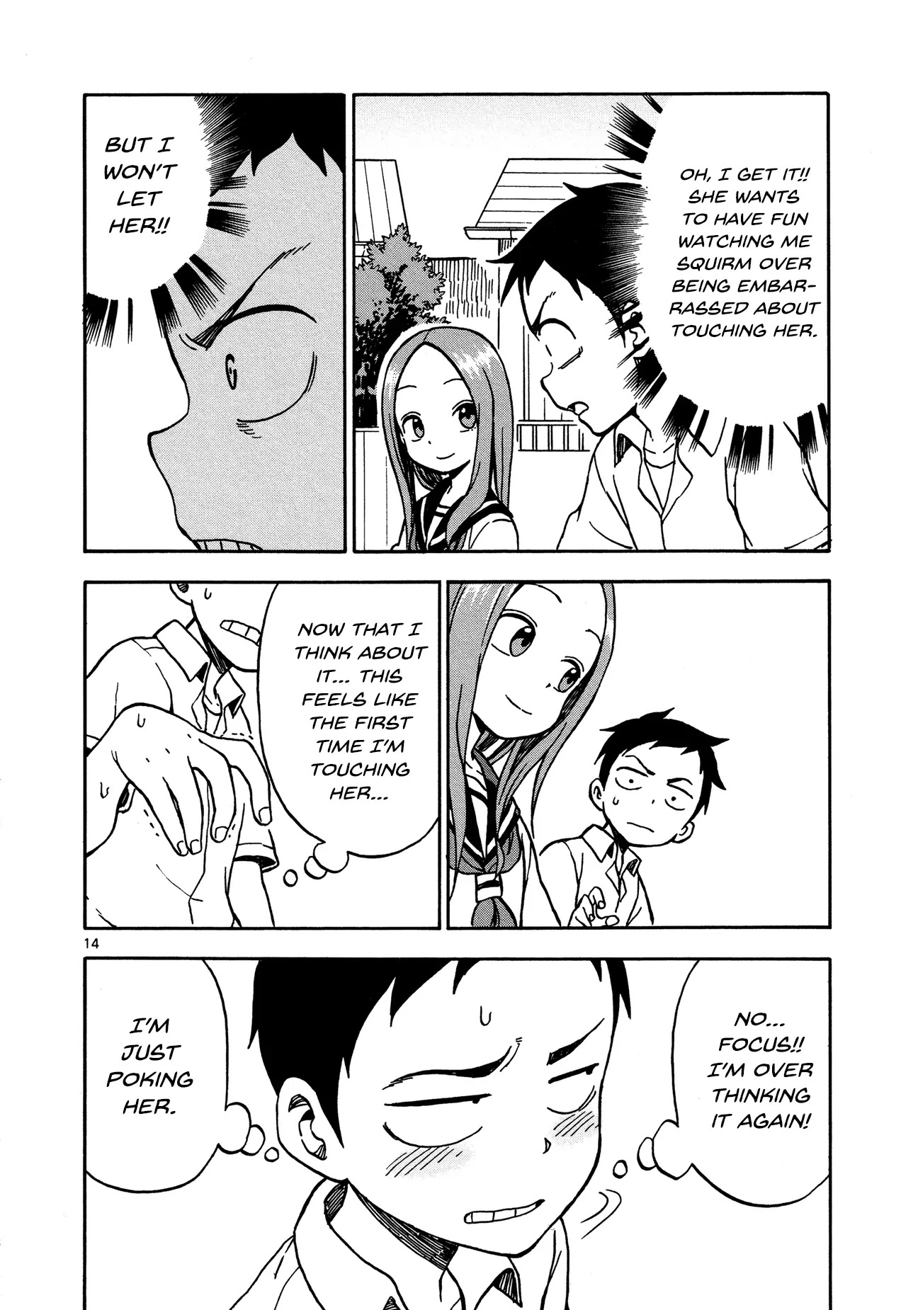Karakai Jouzu no Takagi-san Chapter 24 page 14 - Chapter 24: Sides