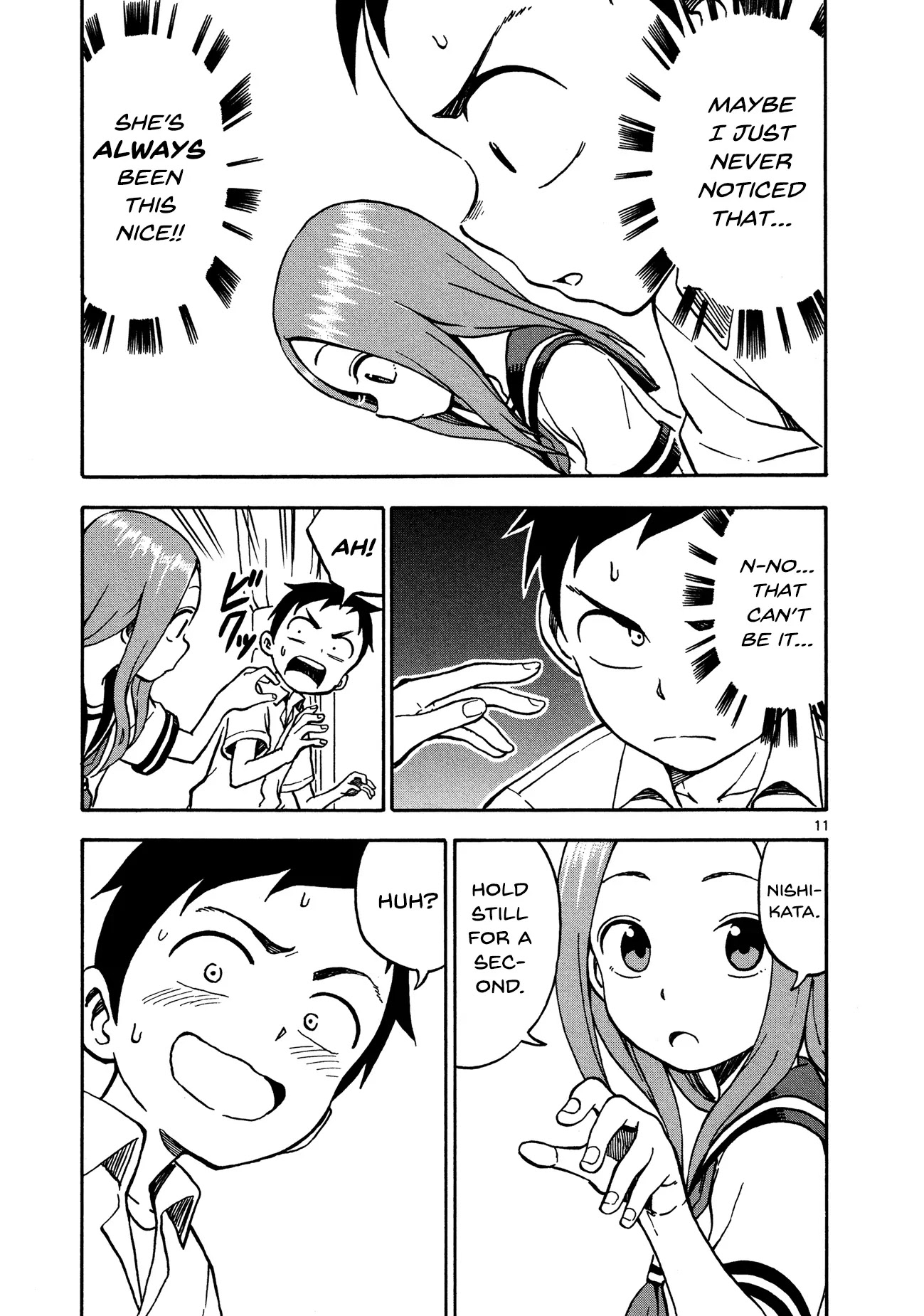 Karakai Jouzu no Takagi-san Chapter 25 page 11 - Chapter 25: Calligraphy