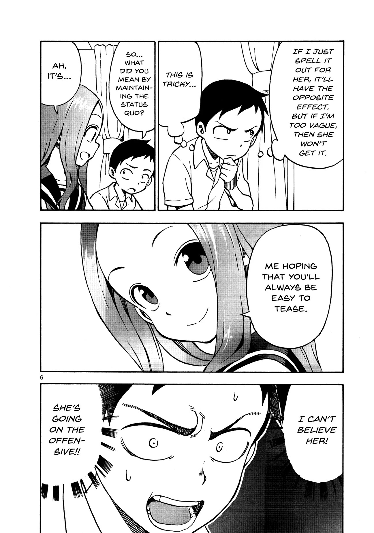 Karakai Jouzu no Takagi-san Chapter 25 page 6 - Chapter 25: Calligraphy
