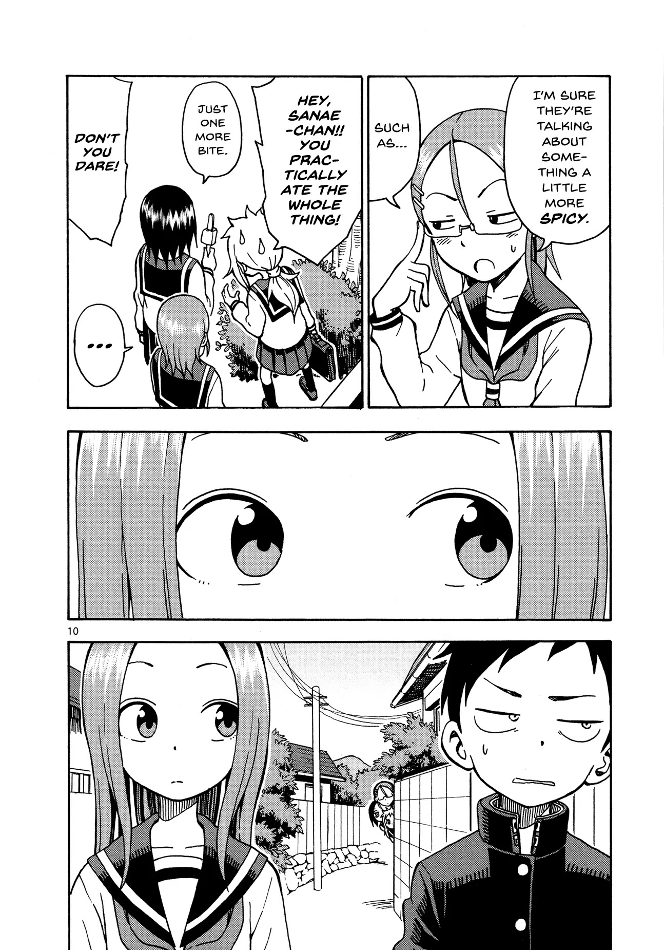 Karakai Jouzu no Takagi-san Chapter 26 page 10 - Chapter 26: Tailing