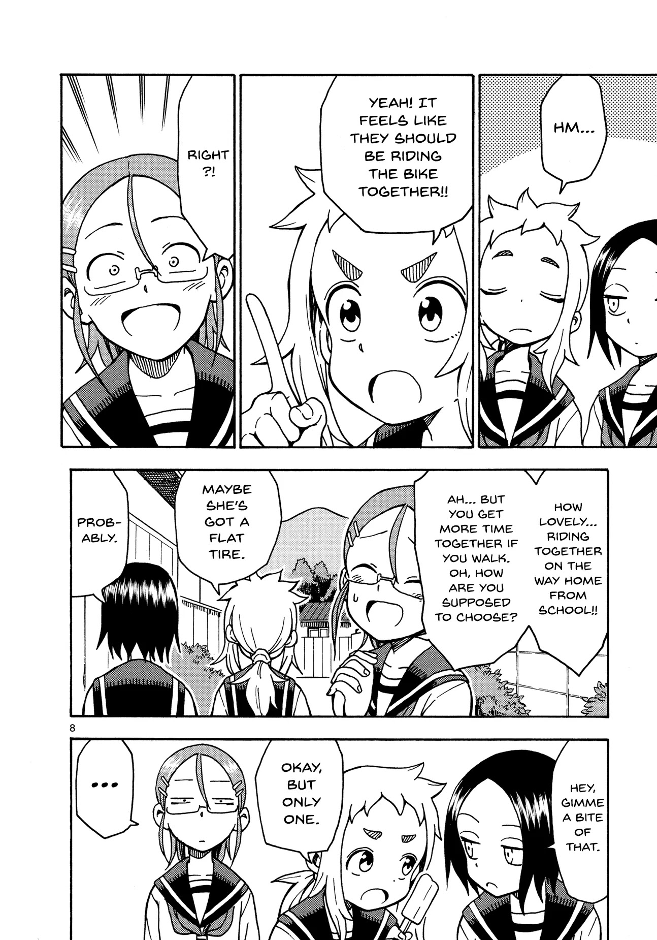 Karakai Jouzu no Takagi-san Chapter 26 page 8 - Chapter 26: Tailing