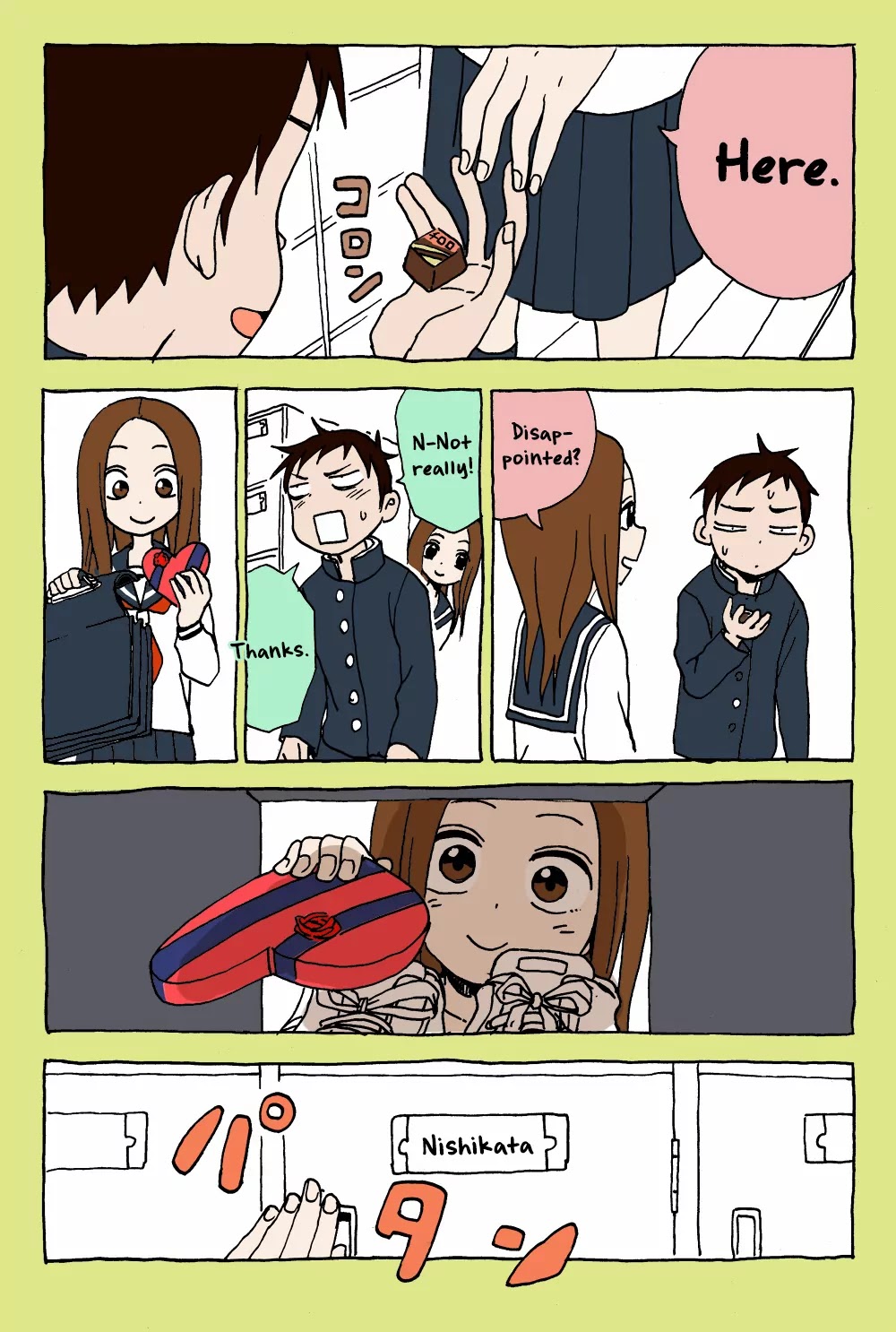 Karakai Jouzu no Takagi-san Chapter 27.5 page 2 - Chapter 27.5: Valentine's Special pt.1- 2