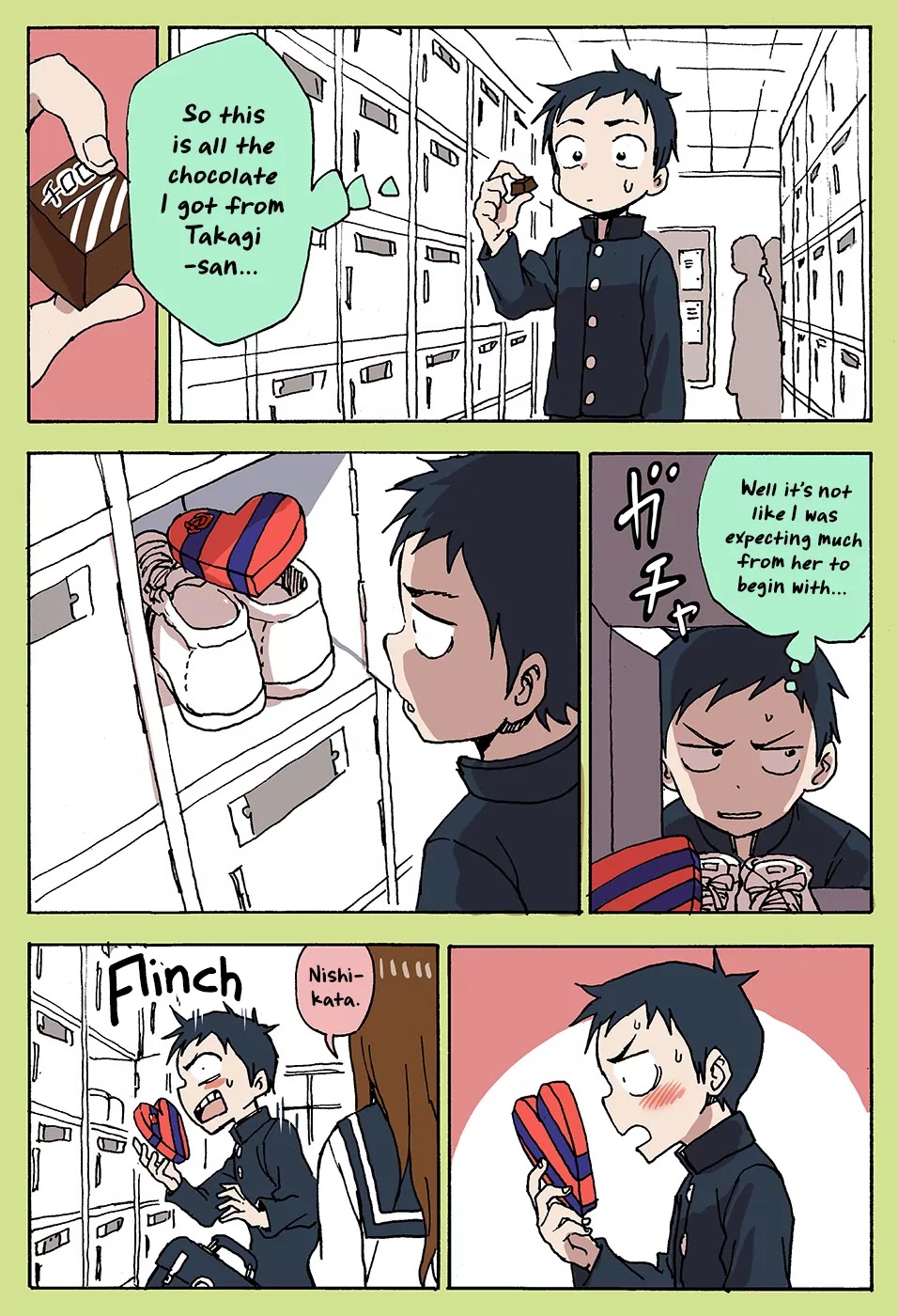Karakai Jouzu no Takagi-san Chapter 27.5 page 3 - Chapter 27.5: Valentine's Special pt.1- 2