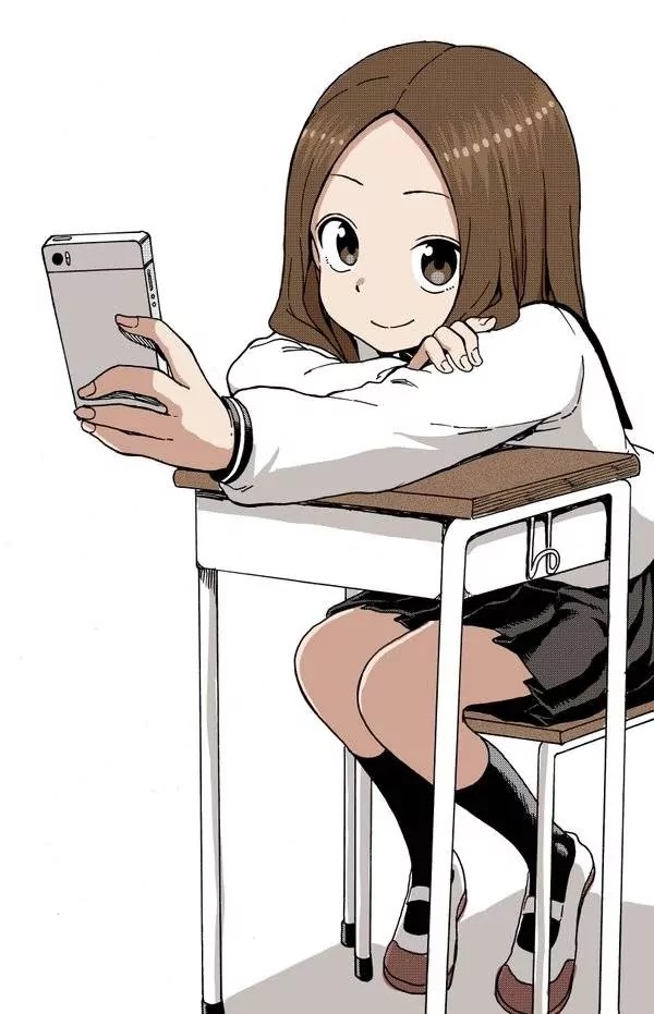 Karakai Jouzu no Takagi-san Chapter 27 page 1 - Chapter 27: Cell Phone