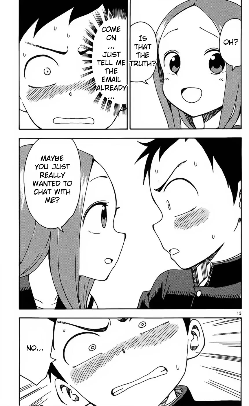 Karakai Jouzu no Takagi-san Chapter 27 page 14 - Chapter 27: Cell Phone