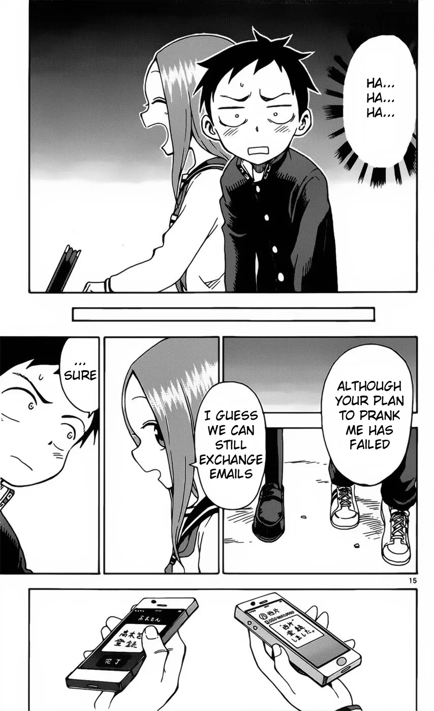 Karakai Jouzu no Takagi-san Chapter 27 page 16 - Chapter 27: Cell Phone