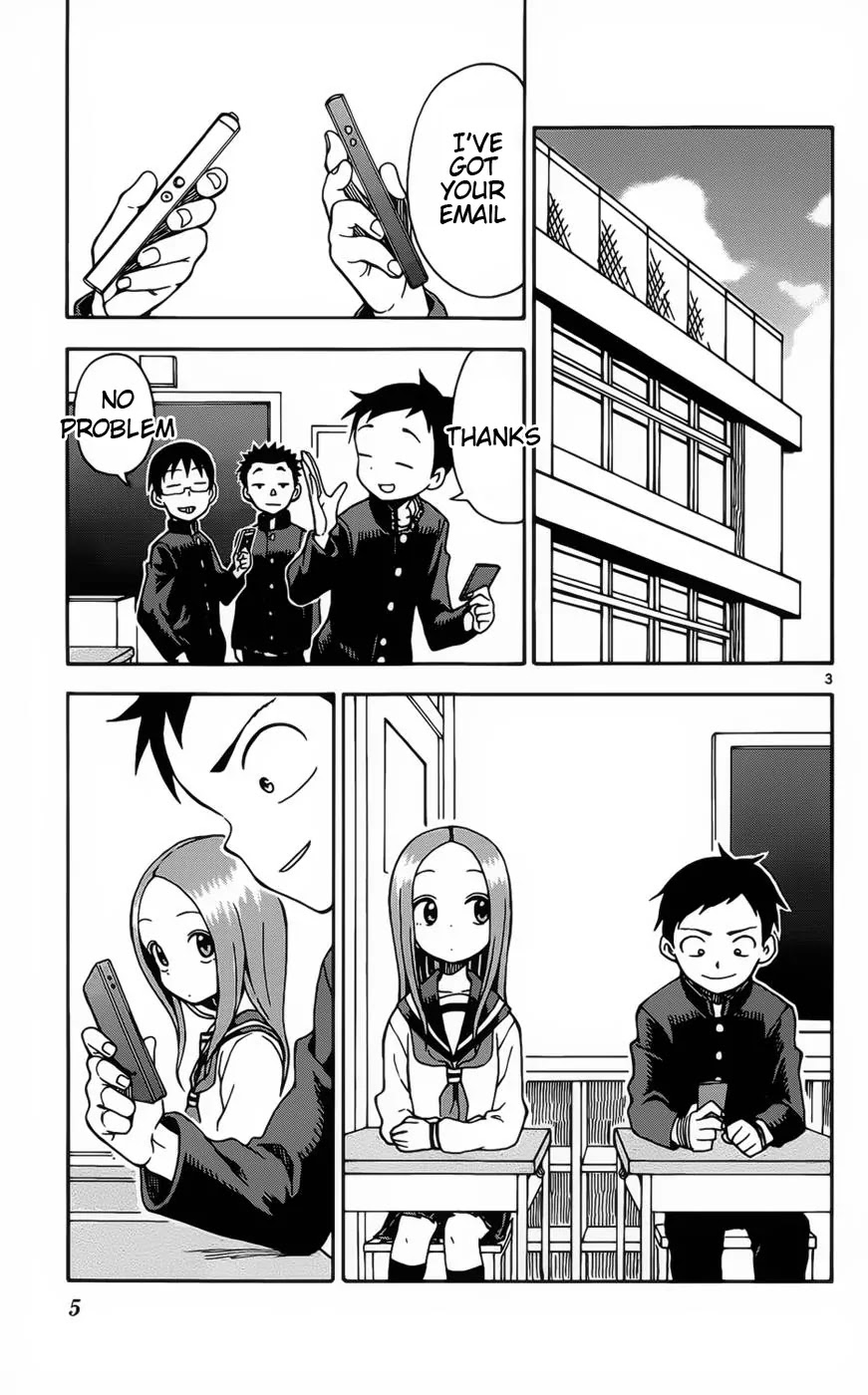 Karakai Jouzu no Takagi-san Chapter 27 page 4 - Chapter 27: Cell Phone