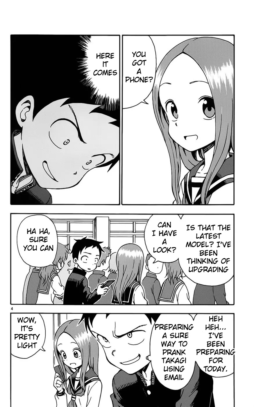 Karakai Jouzu no Takagi-san Chapter 27 page 5 - Chapter 27: Cell Phone
