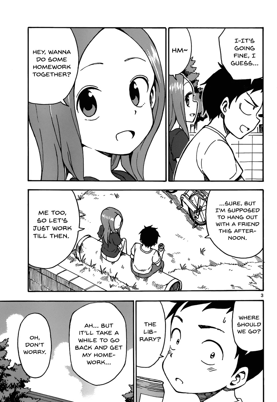 Karakai Jouzu no Takagi-san Chapter 28 page 3 - Chapter 28: His Room