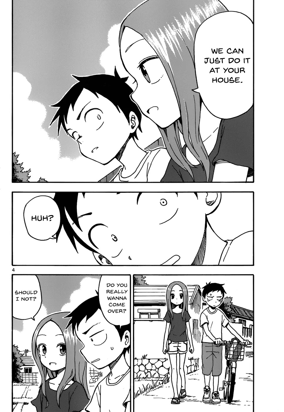 Karakai Jouzu no Takagi-san Chapter 28 page 4 - Chapter 28: His Room