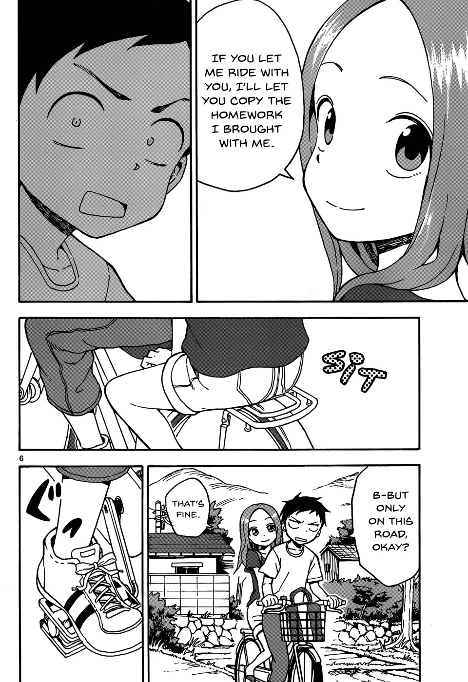 Karakai Jouzu no Takagi-san Chapter 28 page 6 - Chapter 28: His Room