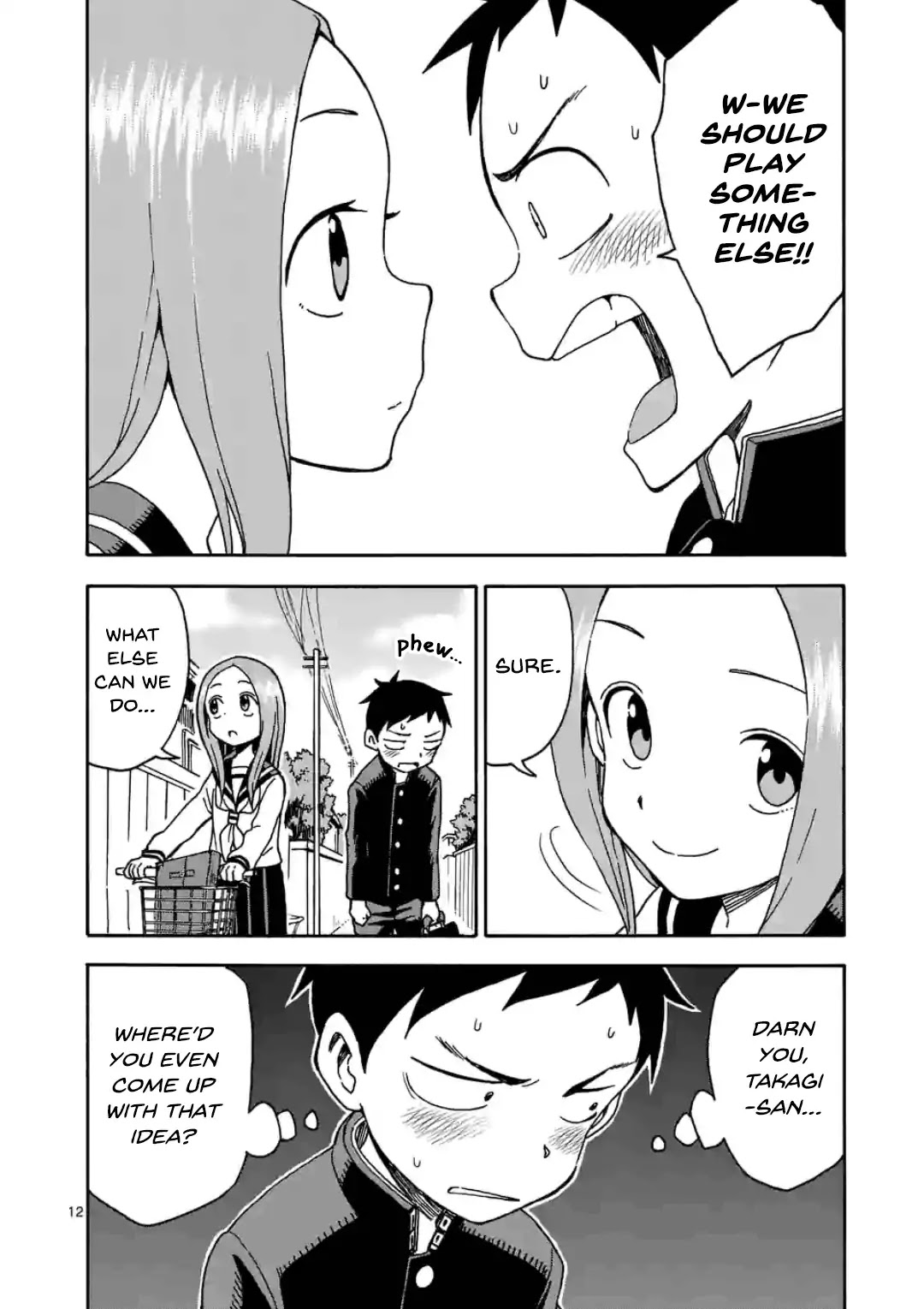 Karakai Jouzu no Takagi-san Chapter 29.5 page 12 - Chapter 29.5: 21 Game