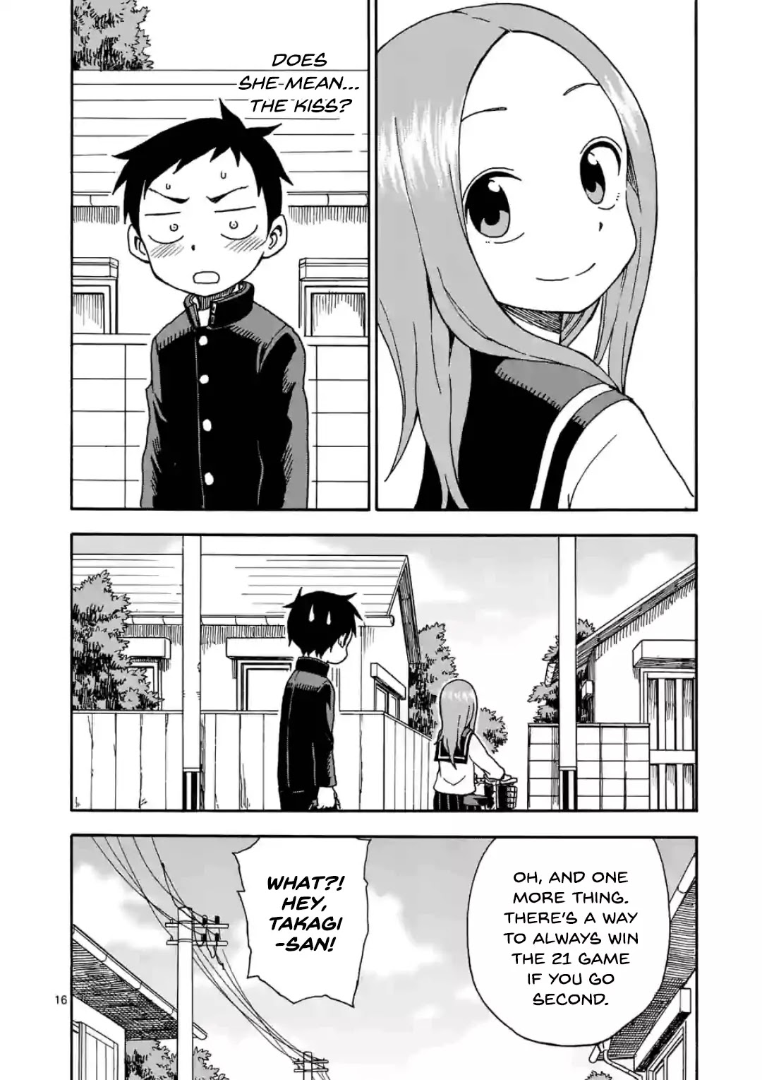 Karakai Jouzu no Takagi-san Chapter 29.5 page 16 - Chapter 29.5: 21 Game
