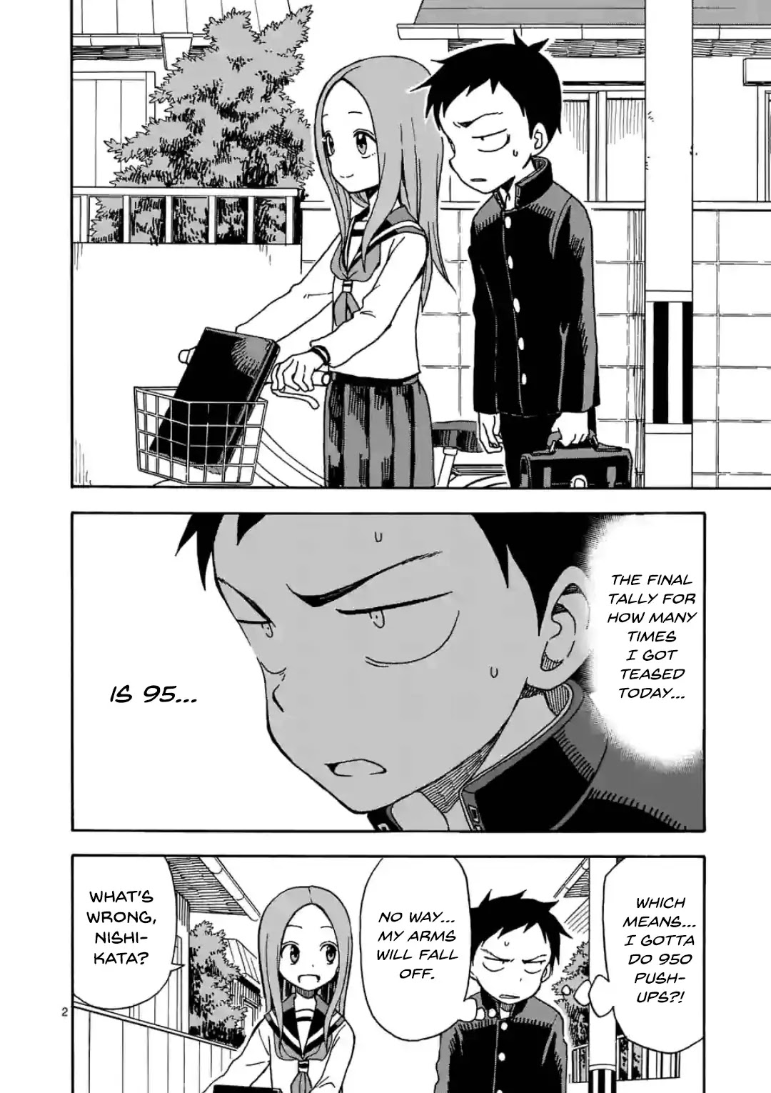 Karakai Jouzu no Takagi-san Chapter 29.5 page 2 - Chapter 29.5: 21 Game