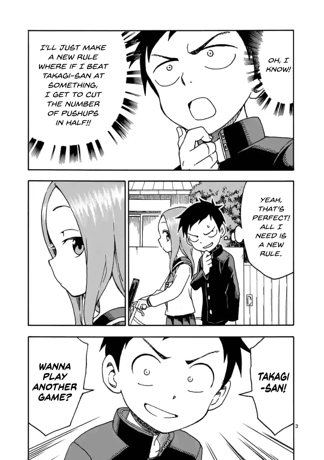 Karakai Jouzu no Takagi-san Chapter 29.5 page 3 - Chapter 29.5: 21 Game