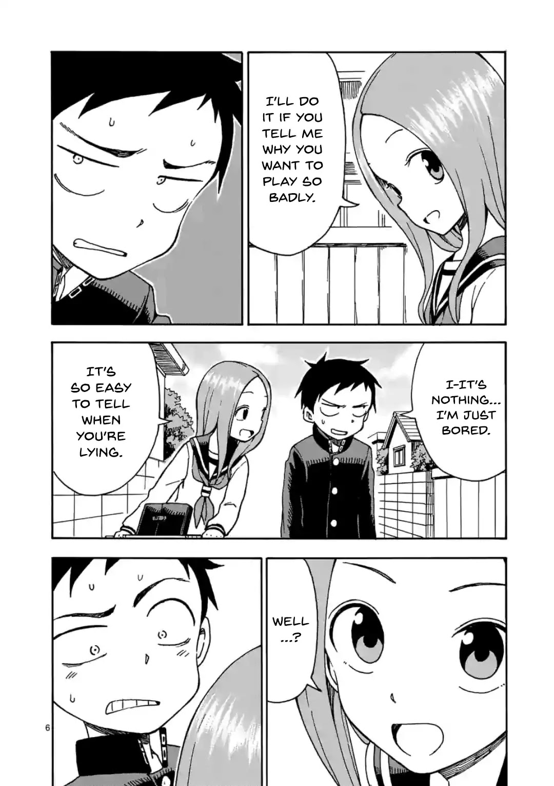 Karakai Jouzu no Takagi-san Chapter 29.5 page 6 - Chapter 29.5: 21 Game