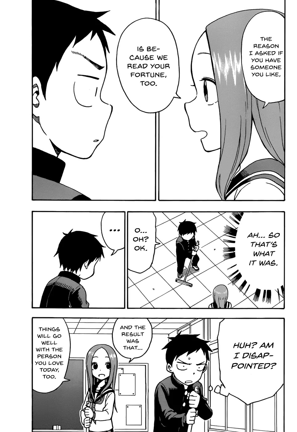 Karakai Jouzu no Takagi-san Chapter 29 page 13 - Chapter 29: Fortune Telling