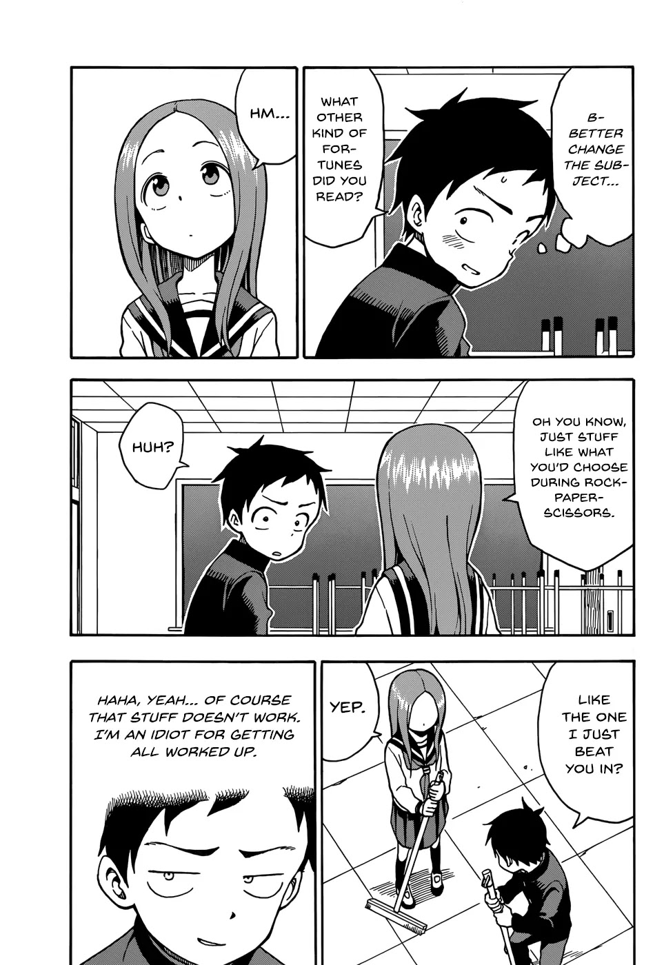 Karakai Jouzu no Takagi-san Chapter 29 page 15 - Chapter 29: Fortune Telling