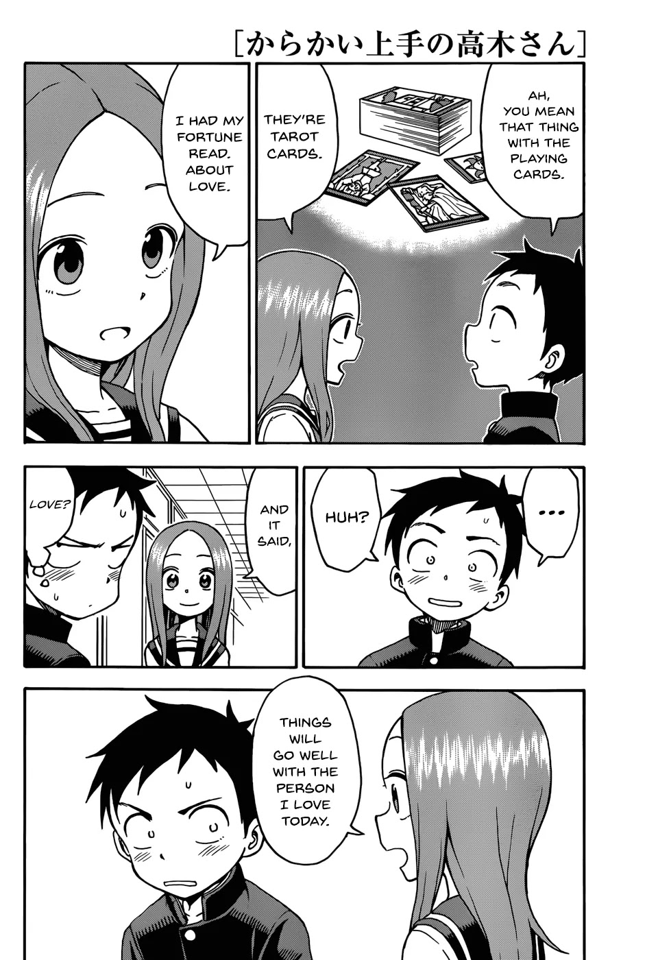 Karakai Jouzu no Takagi-san Chapter 29 page 8 - Chapter 29: Fortune Telling