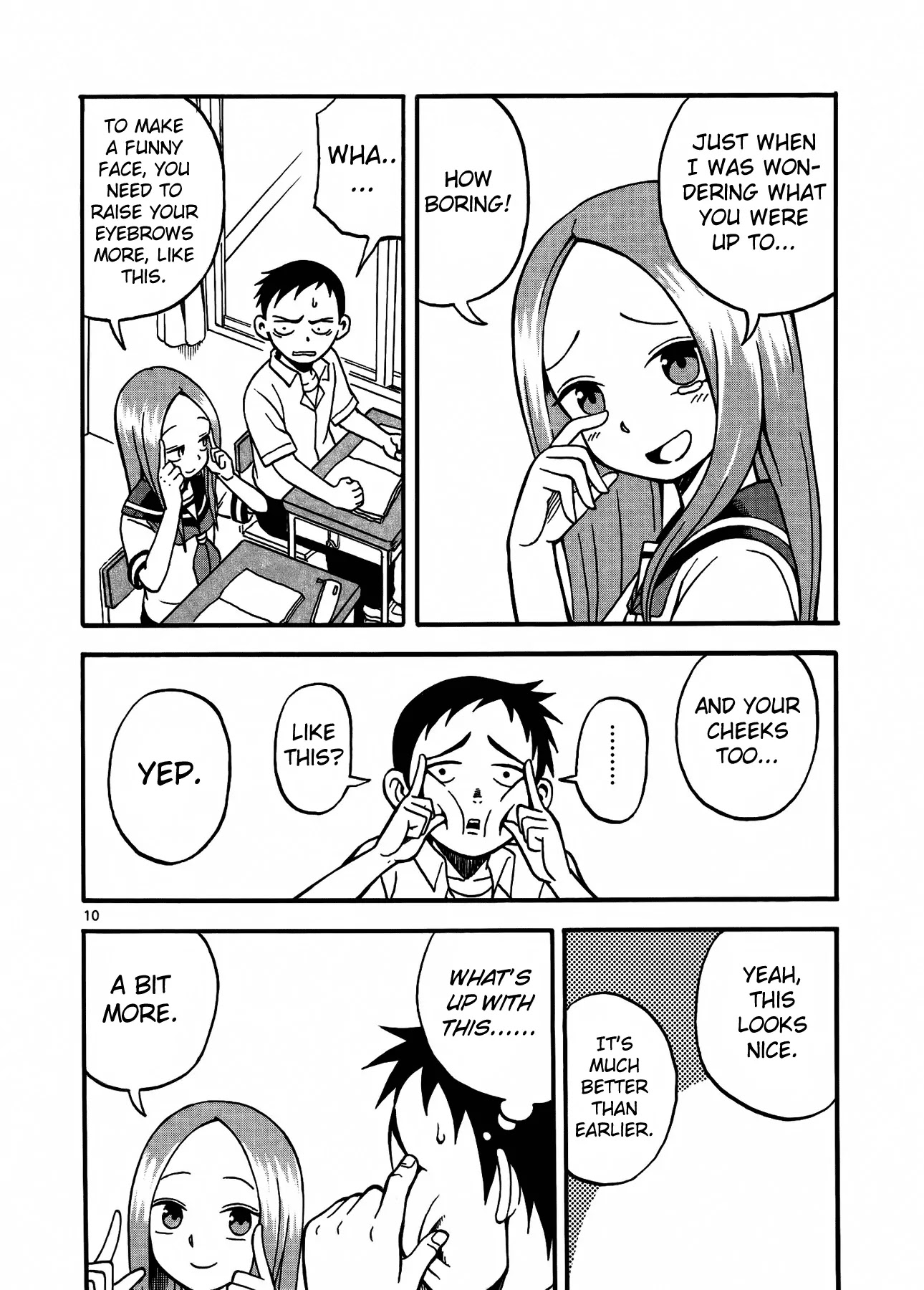 Karakai Jouzu no Takagi-san Chapter 3 page 11 - Chapter 3: Making Faces