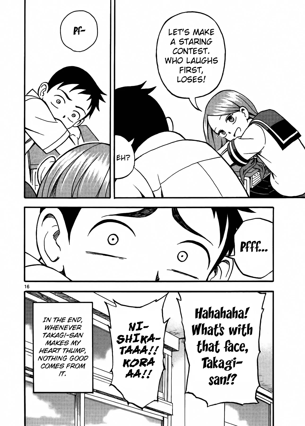 Karakai Jouzu no Takagi-san Chapter 3 page 17 - Chapter 3: Making Faces