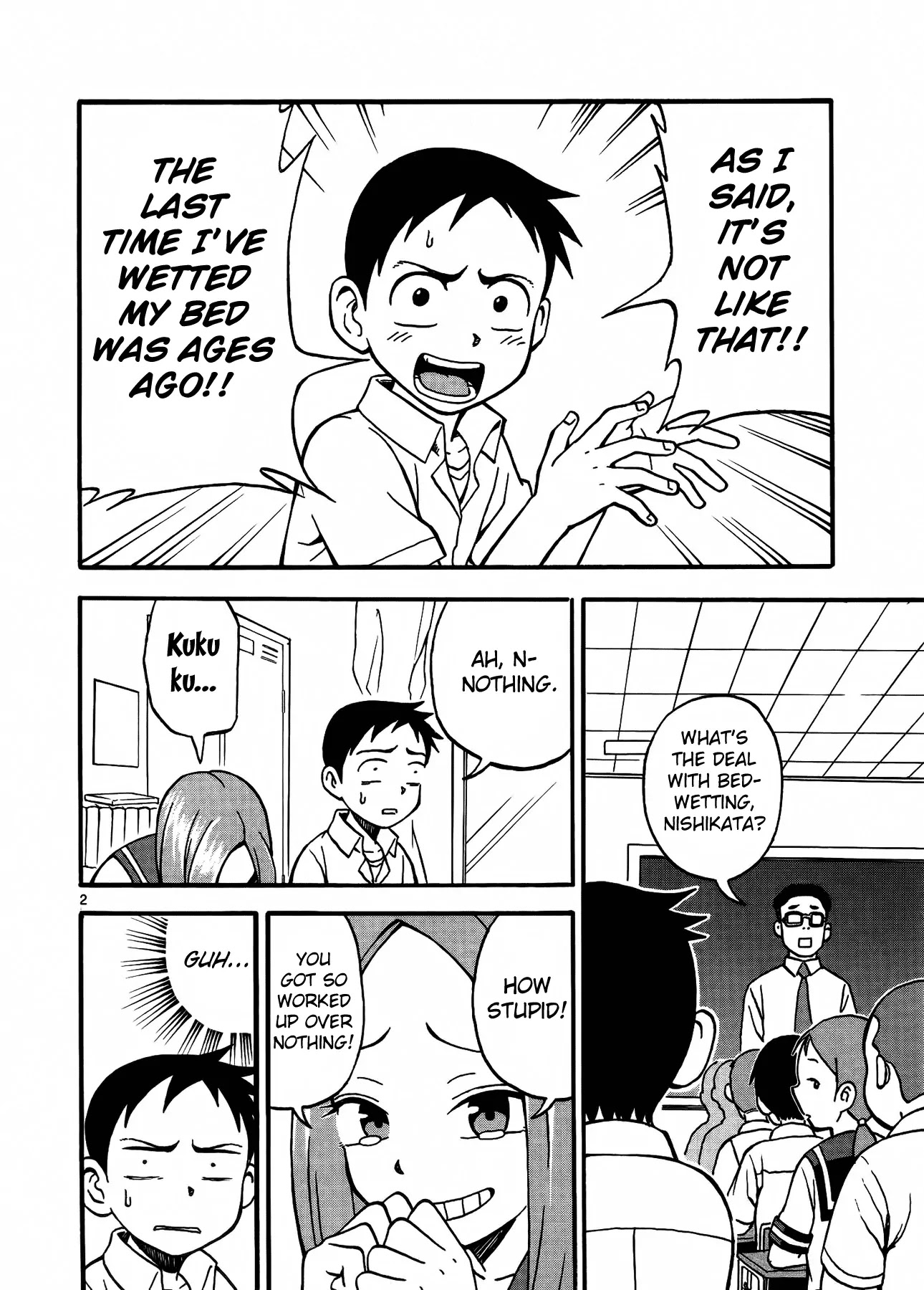 Karakai Jouzu no Takagi-san Chapter 3 page 3 - Chapter 3: Making Faces