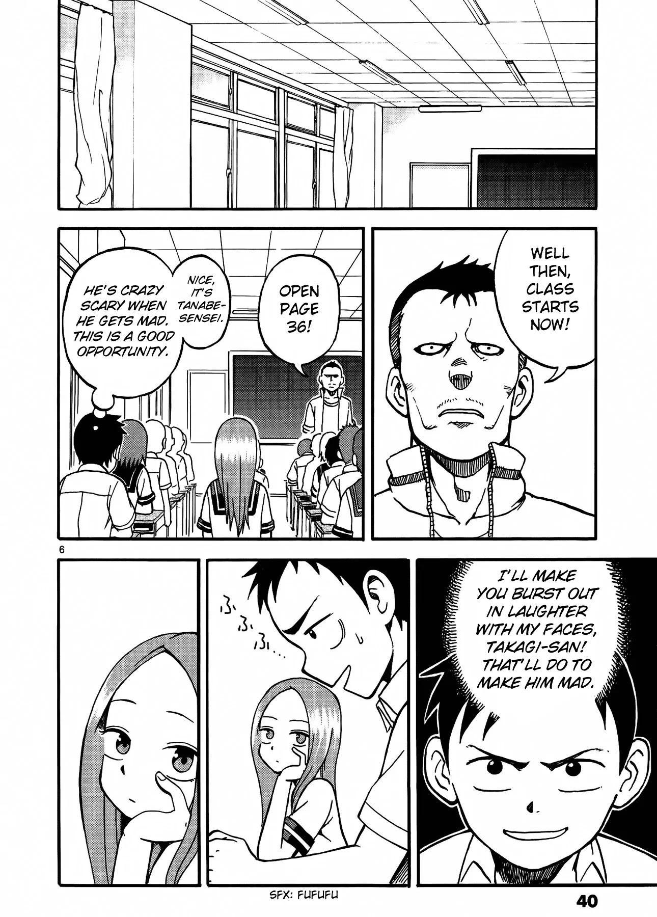Karakai Jouzu no Takagi-san Chapter 3 page 7 - Chapter 3: Making Faces