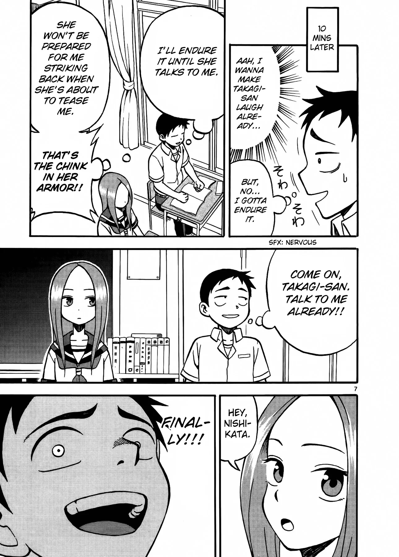 Karakai Jouzu no Takagi-san Chapter 3 page 8 - Chapter 3: Making Faces