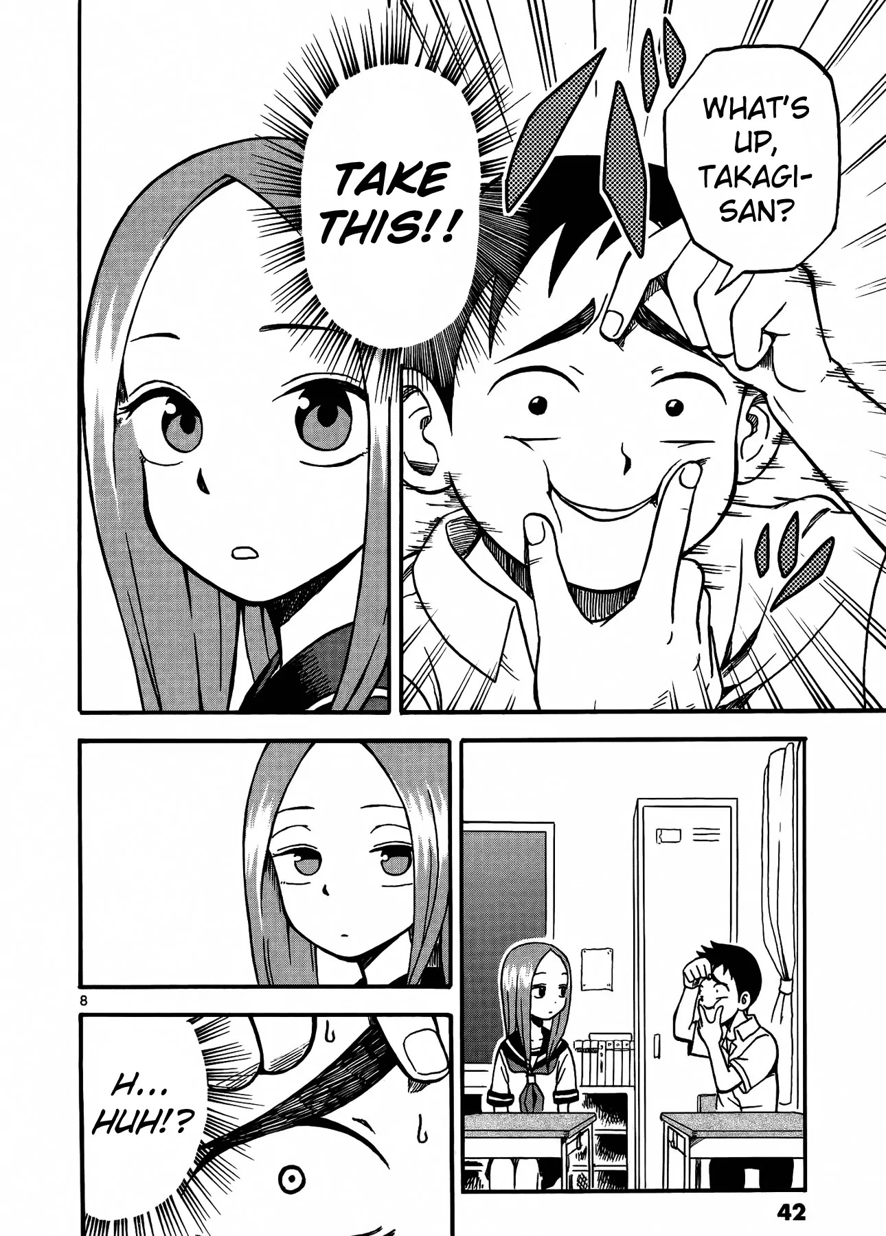 Karakai Jouzu no Takagi-san Chapter 3 page 9 - Chapter 3: Making Faces