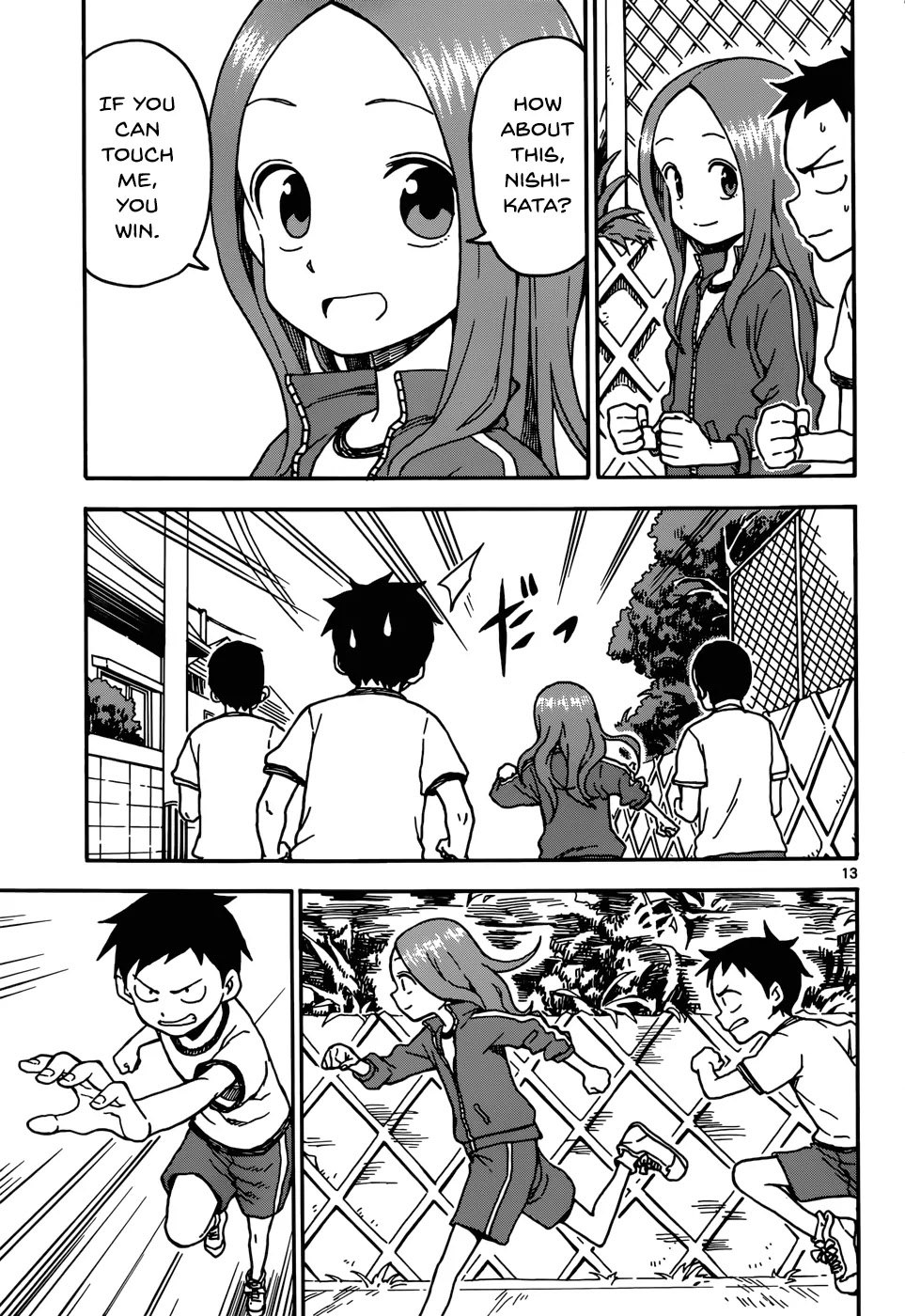 Karakai Jouzu no Takagi-san Chapter 30 page 13 - Chapter 30: Marathon