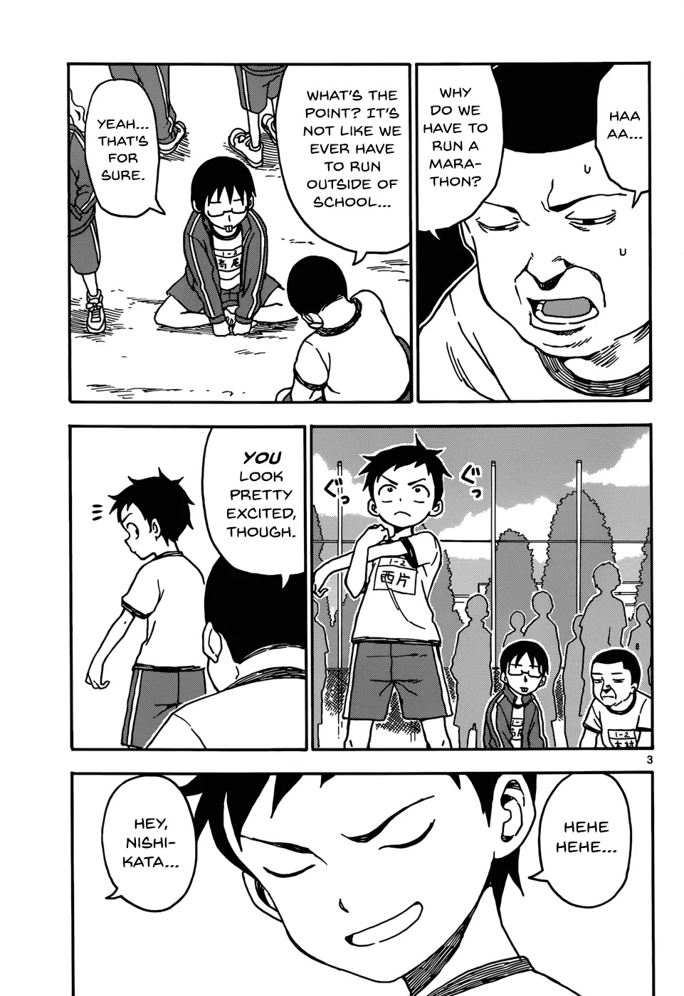 Karakai Jouzu no Takagi-san Chapter 30 page 3 - Chapter 30: Marathon