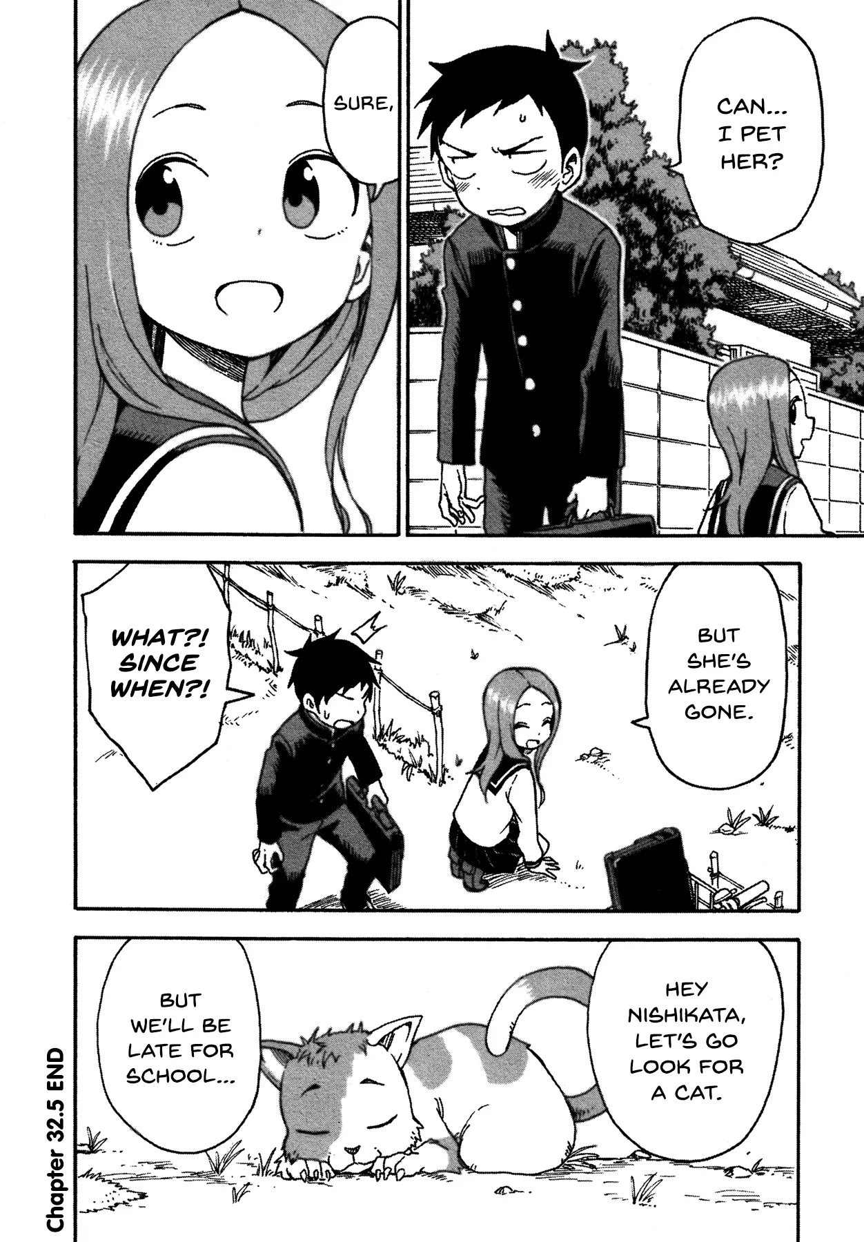 Karakai Jouzu no Takagi-san Chapter 32.5 page 16 - Chapter 32.5: Cat
