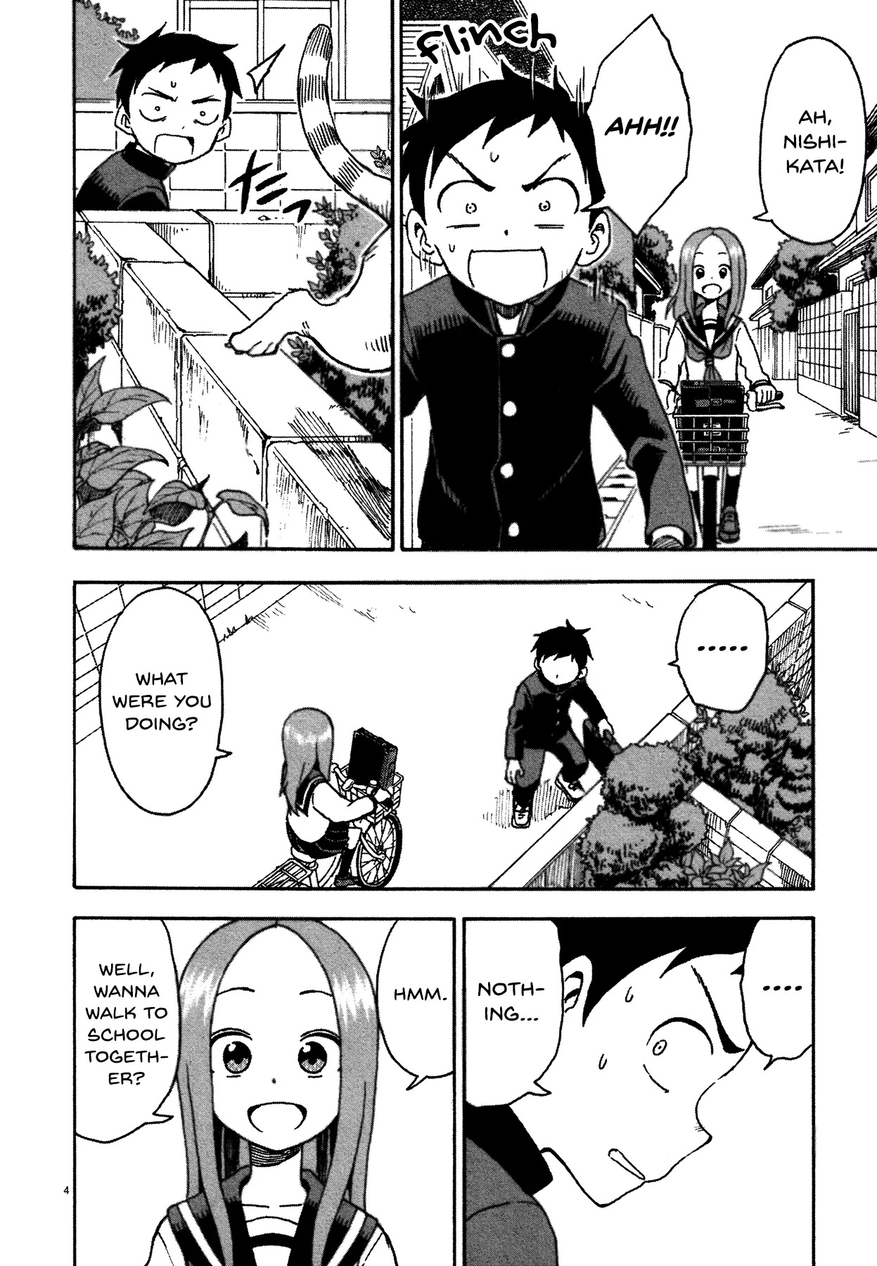 Karakai Jouzu no Takagi-san Chapter 32.5 page 4 - Chapter 32.5: Cat