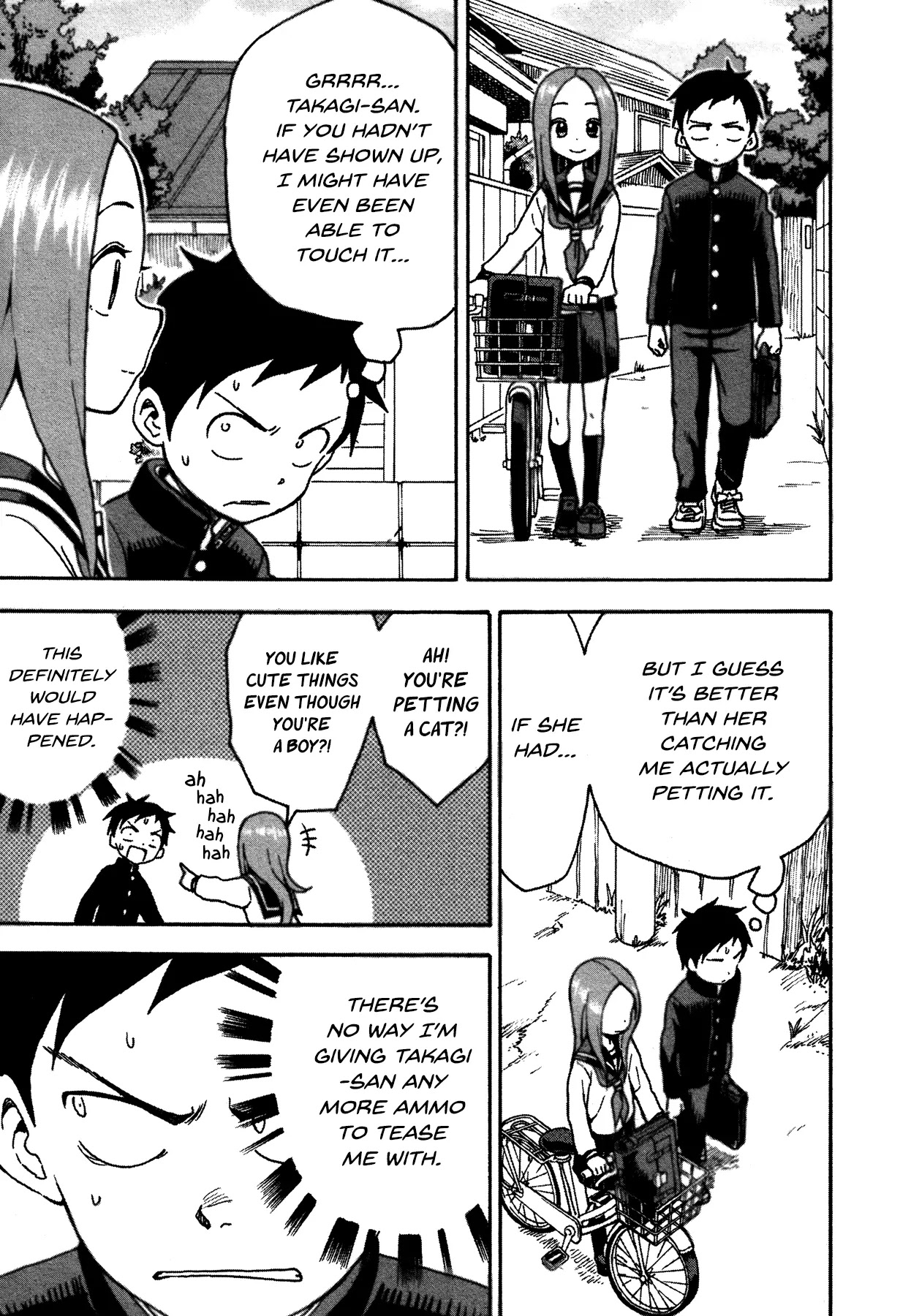 Karakai Jouzu no Takagi-san Chapter 32.5 page 5 - Chapter 32.5: Cat