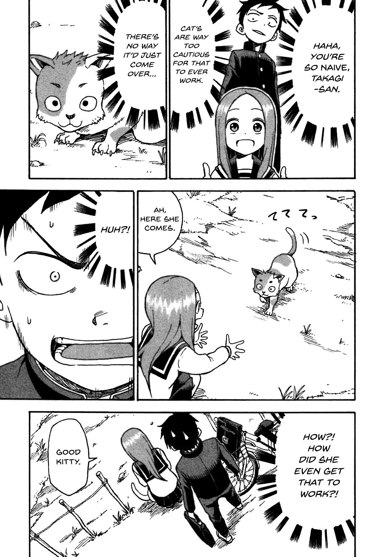 Karakai Jouzu no Takagi-san Chapter 32.5 page 7 - Chapter 32.5: Cat