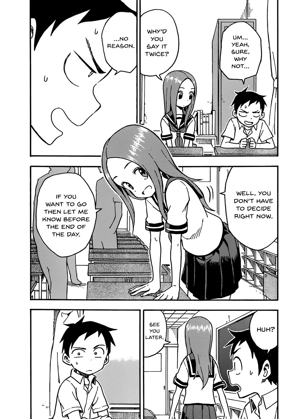 Karakai Jouzu no Takagi-san Chapter 32 page 5 - Chapter 32: Invitation