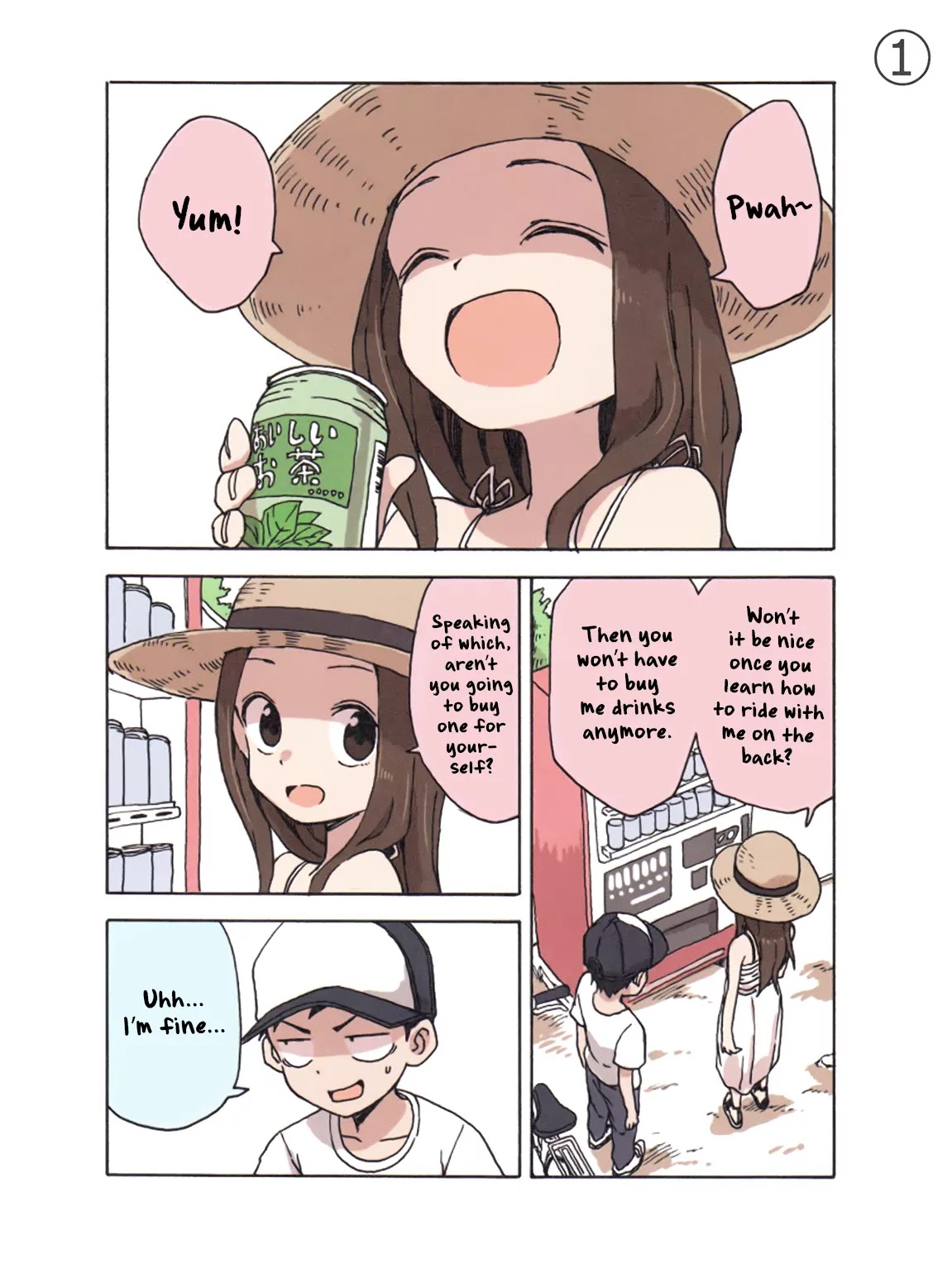 Karakai Jouzu no Takagi-san Chapter 34.5 page 1 - Chapter 34.5