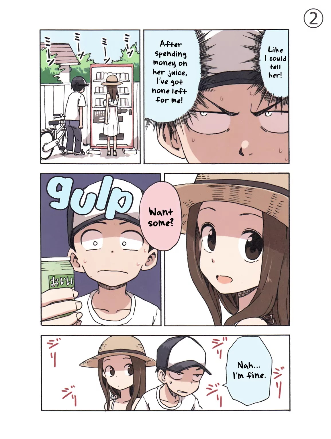 Karakai Jouzu no Takagi-san Chapter 34.5 page 2 - Chapter 34.5