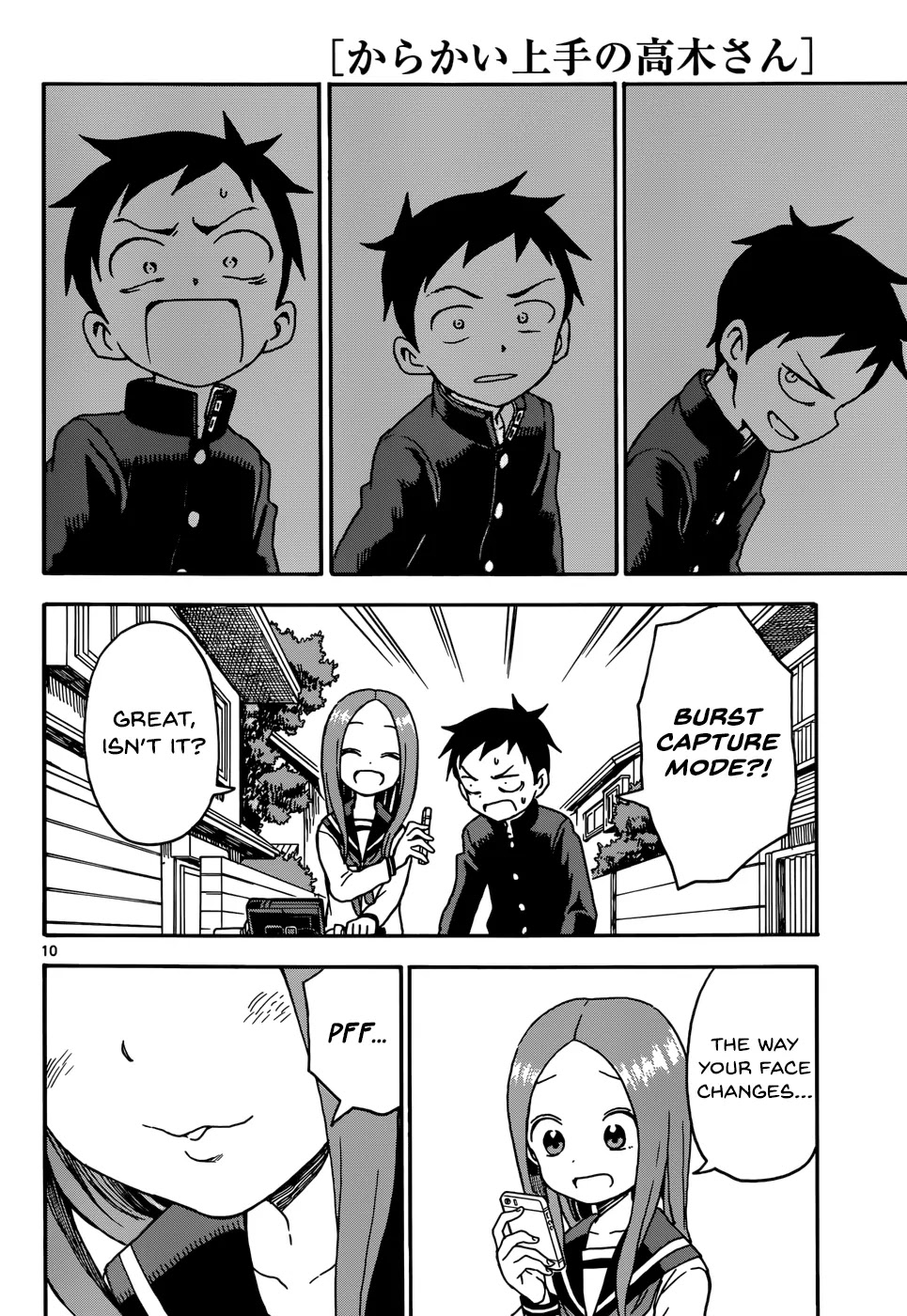 Karakai Jouzu no Takagi-san Chapter 34 page 10 - Chapter 34: Picture