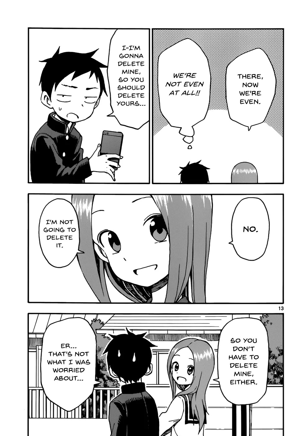 Karakai Jouzu no Takagi-san Chapter 34 page 13 - Chapter 34: Picture