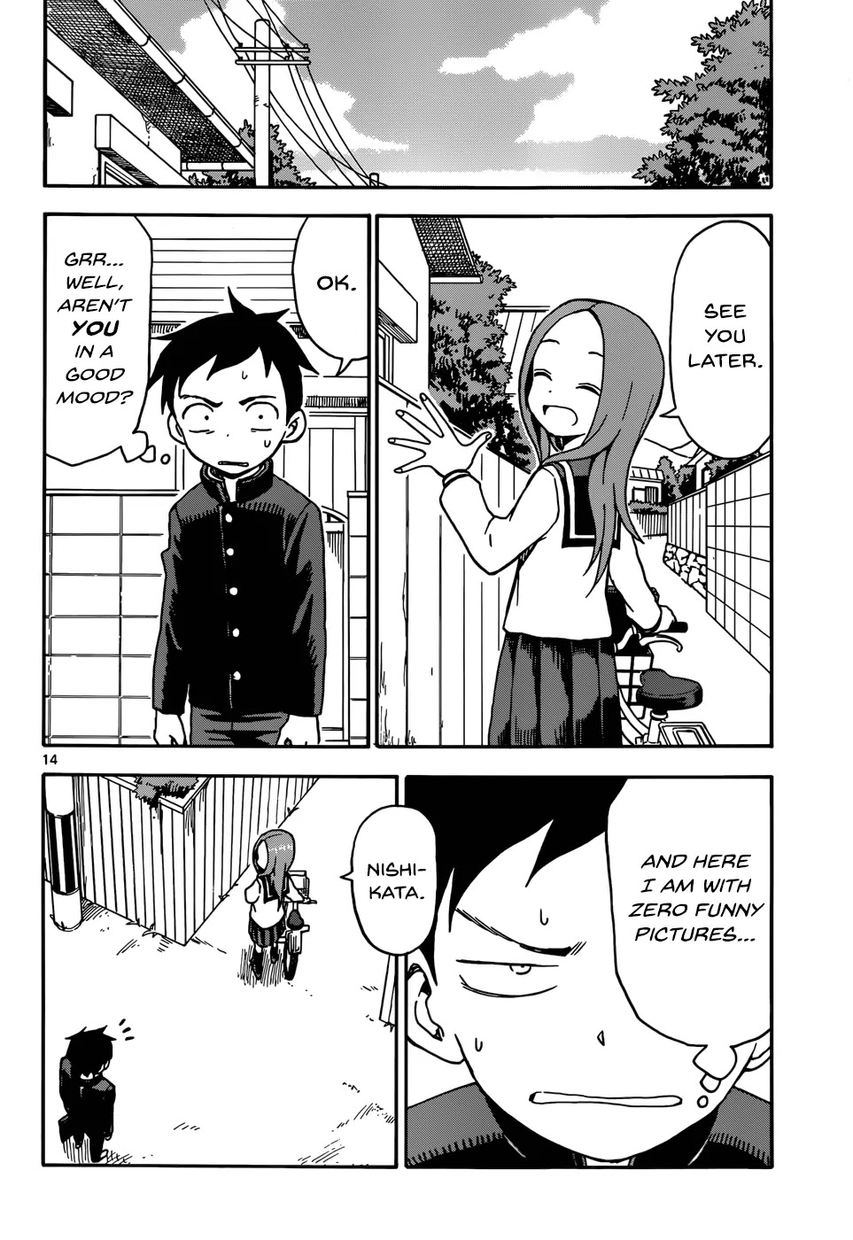 Karakai Jouzu no Takagi-san Chapter 34 page 14 - Chapter 34: Picture