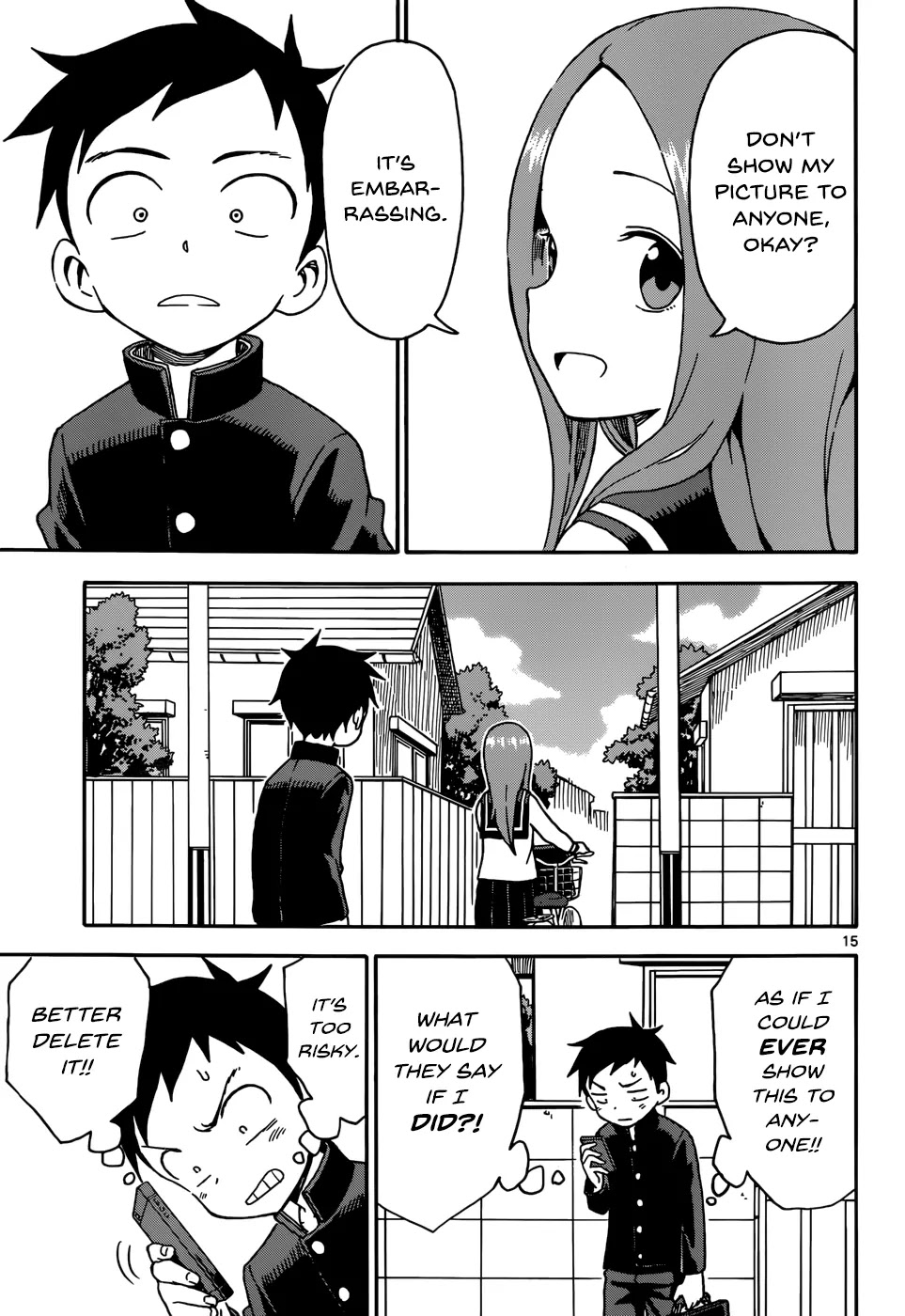 Karakai Jouzu no Takagi-san Chapter 34 page 15 - Chapter 34: Picture