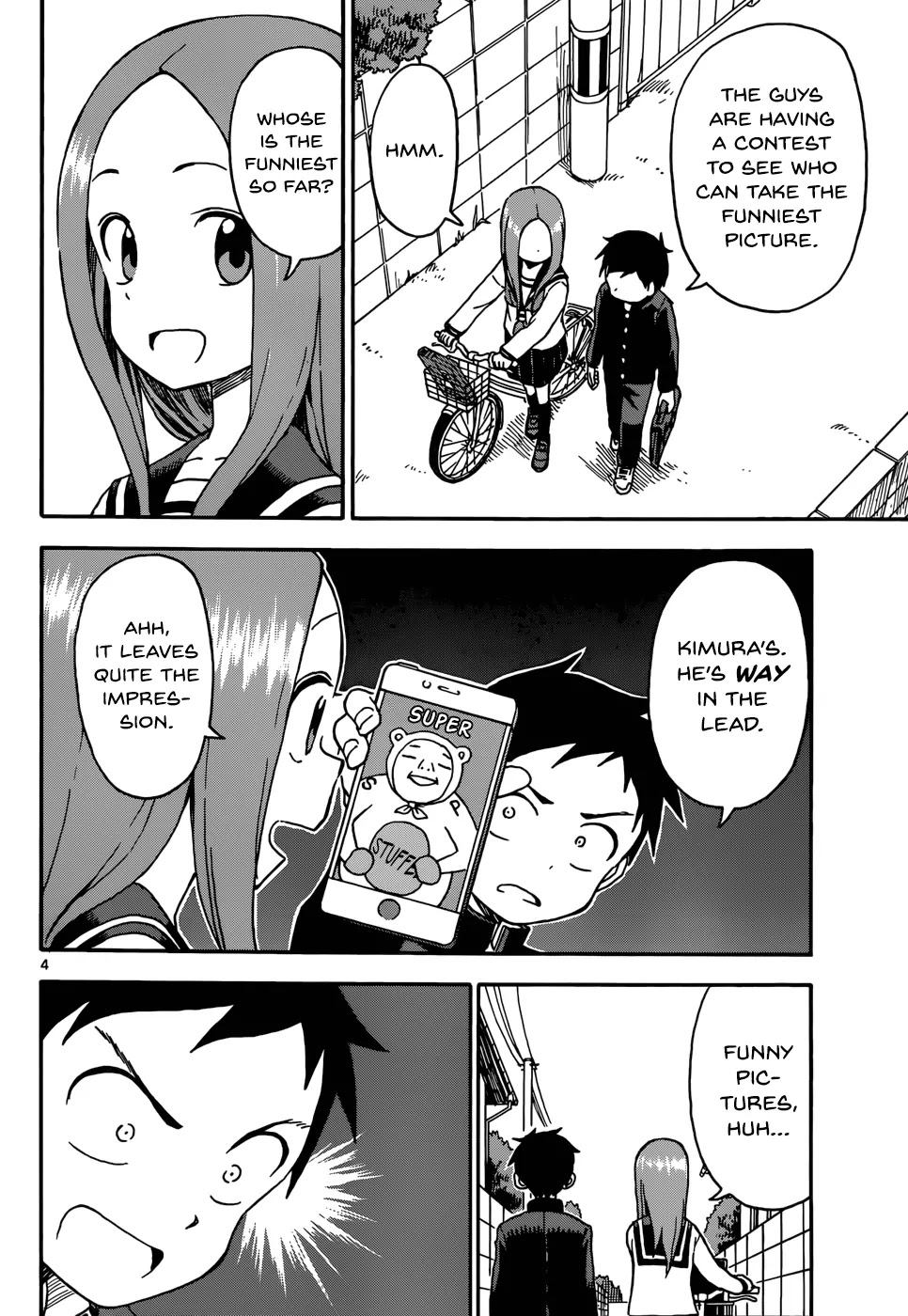 Karakai Jouzu no Takagi-san Chapter 34 page 4 - Chapter 34: Picture
