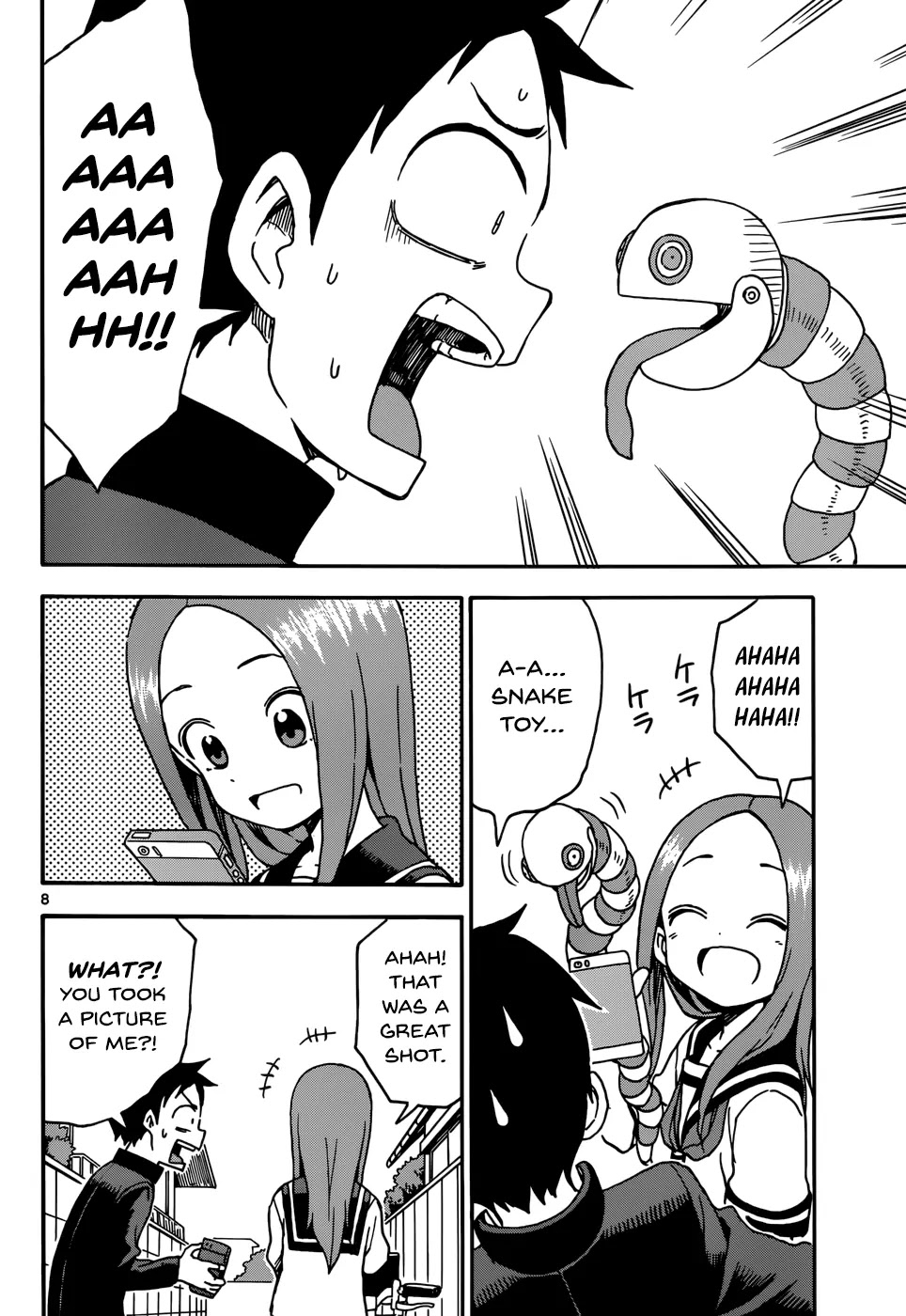 Karakai Jouzu no Takagi-san Chapter 34 page 8 - Chapter 34: Picture