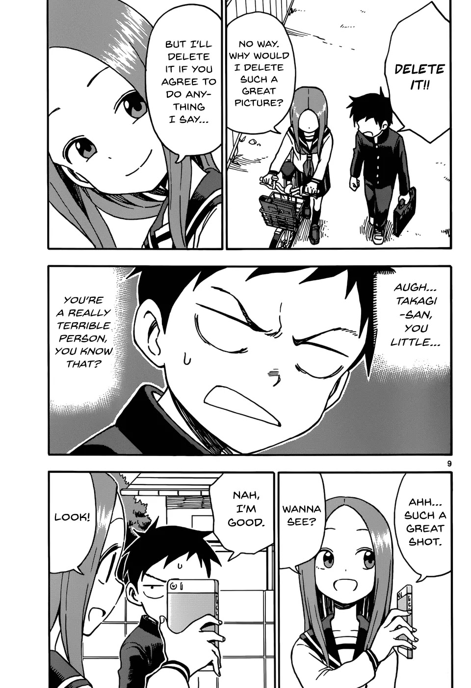Karakai Jouzu no Takagi-san Chapter 34 page 9 - Chapter 34: Picture